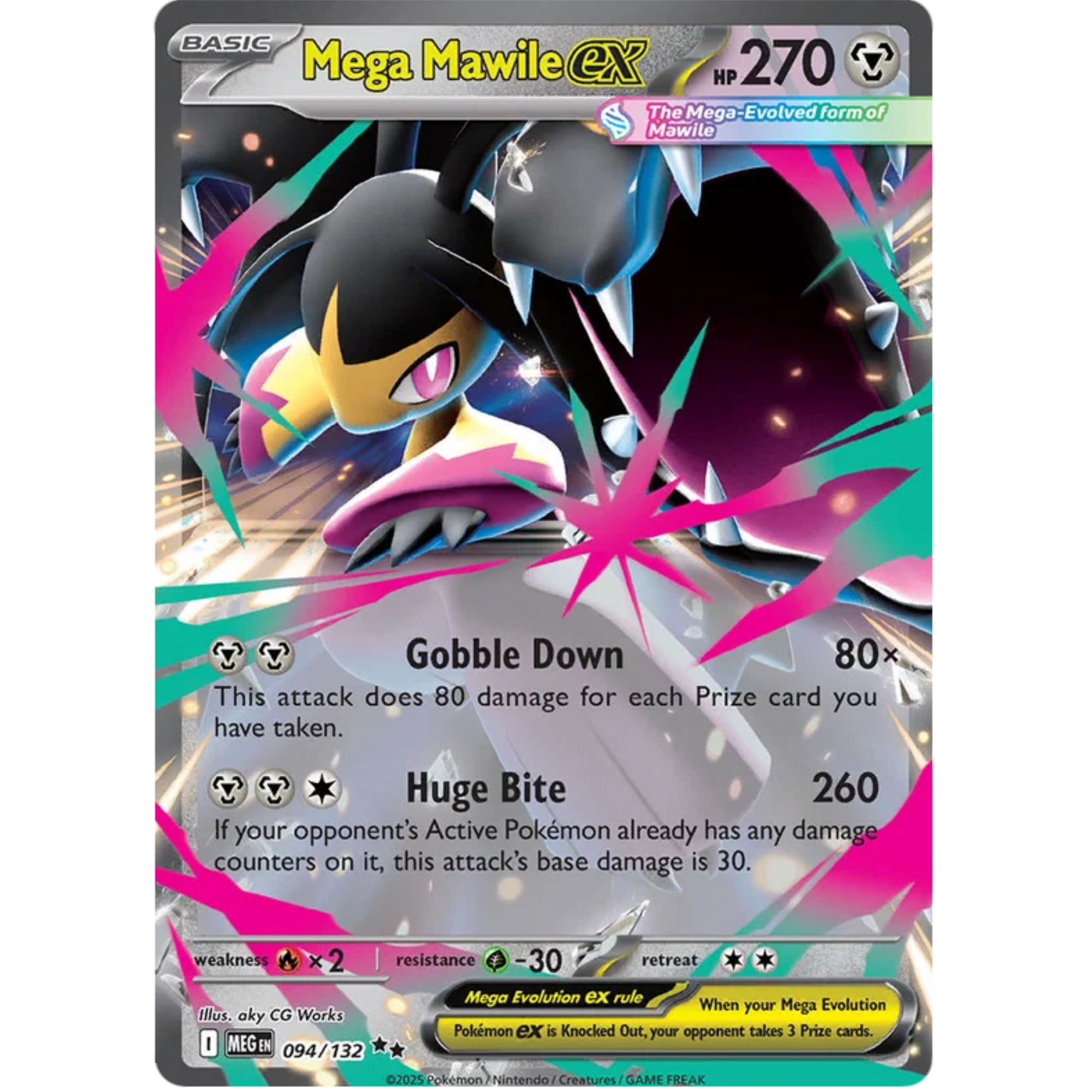 Mega Mawile ex (094/132) [Mega Evolution: Base Set]
