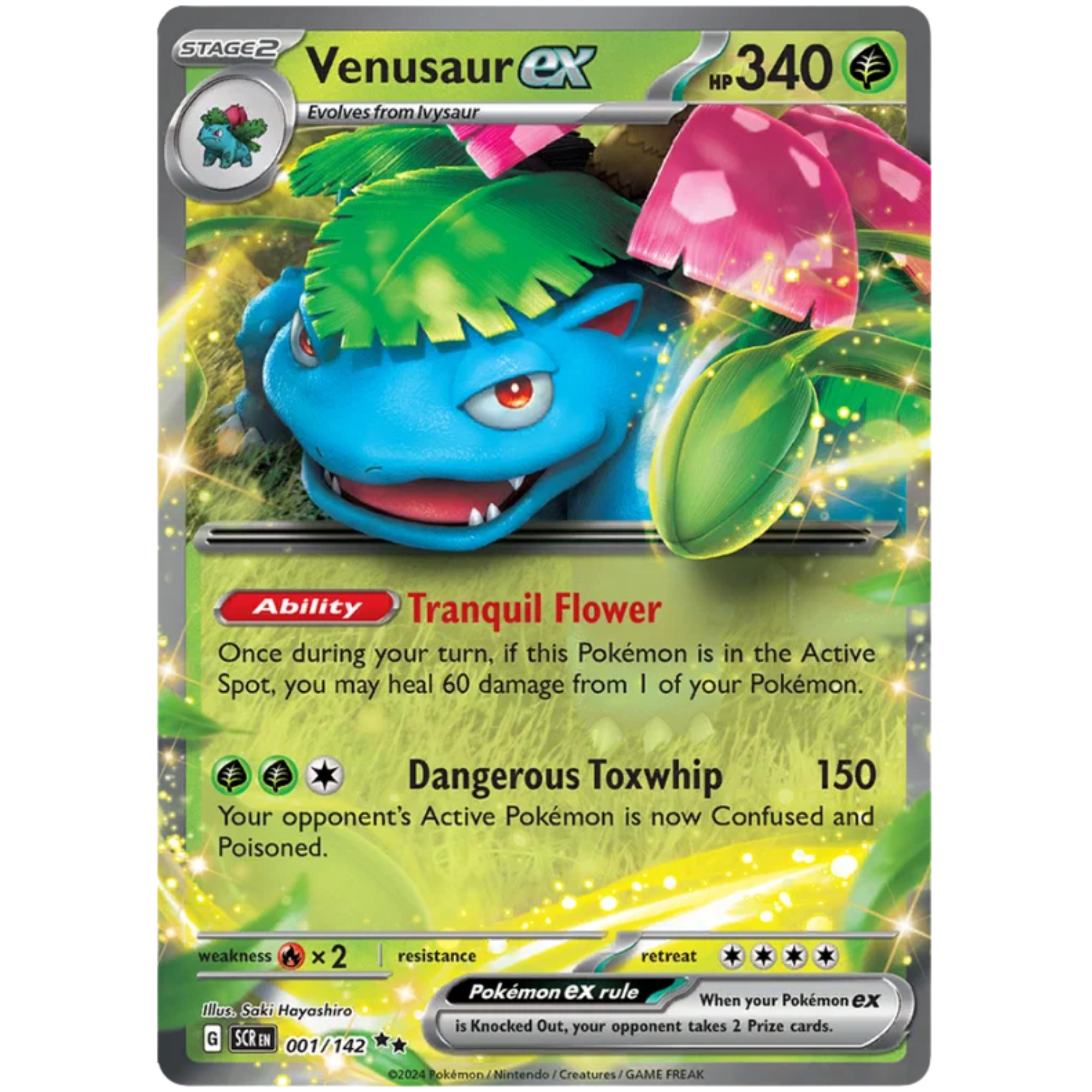 Venusaur ex (001/142) [Scarlet & Violet: Stellar Crown]