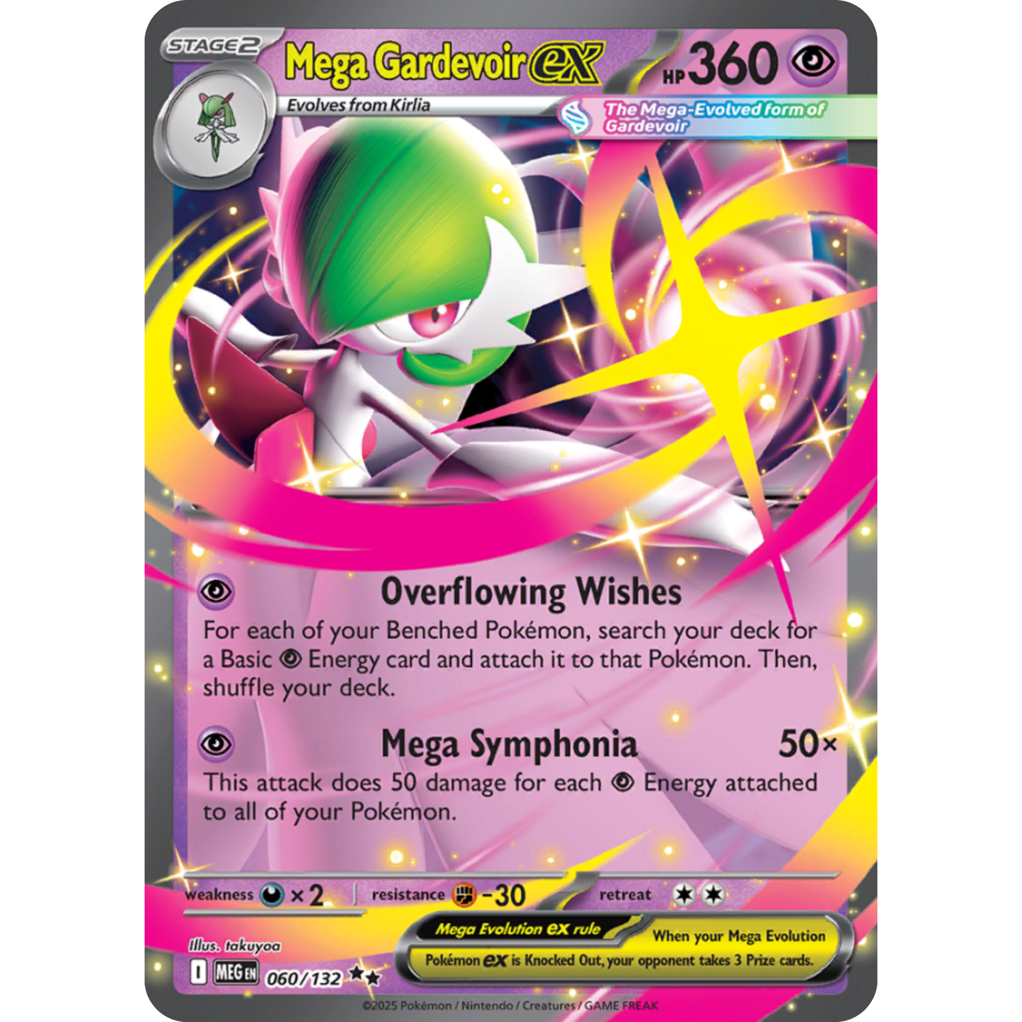 Mega Gardevoir ex (060/132) [Mega Evolution: Base Set]
