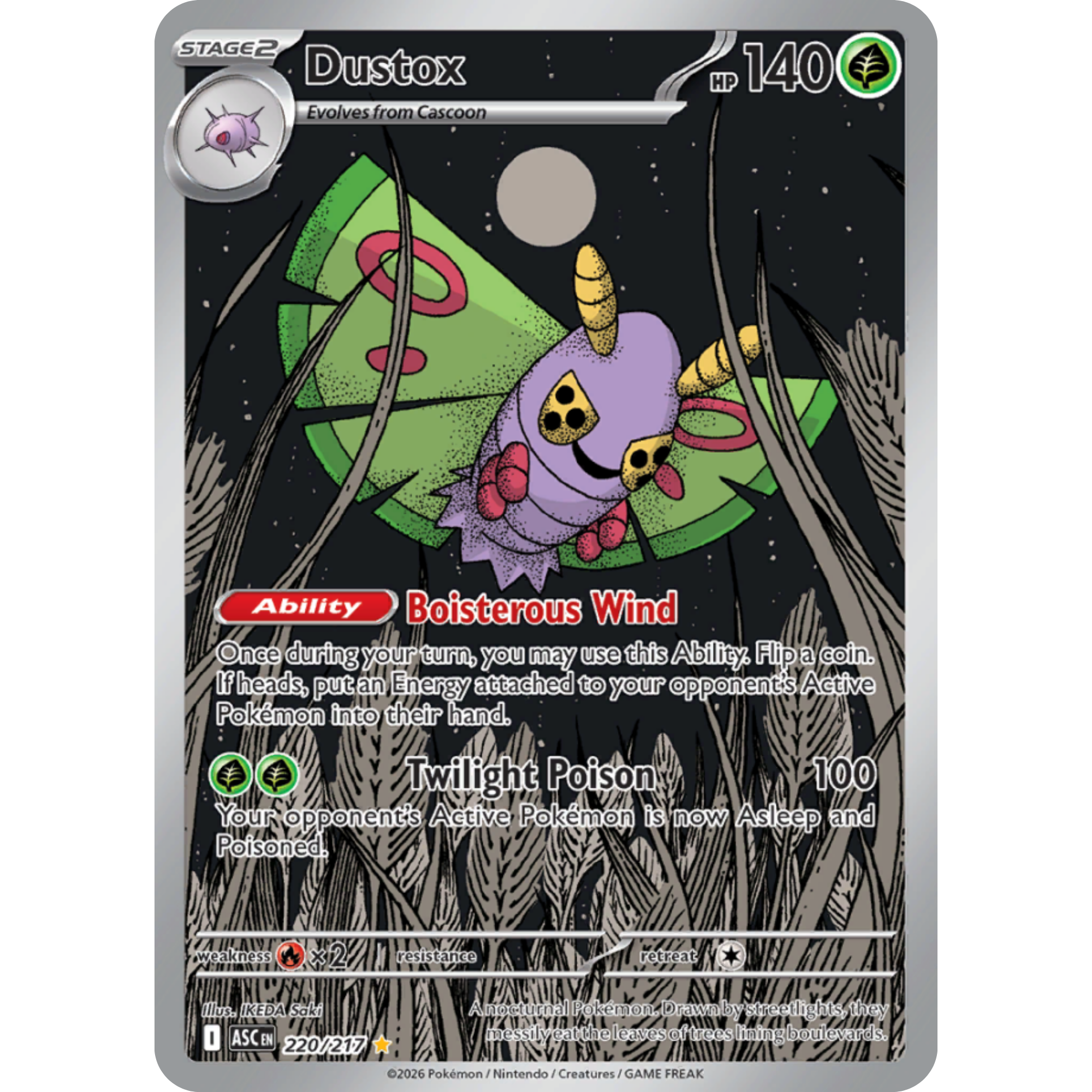 Dustox (220/217) [Mega Evolution: Ascended Heroes]