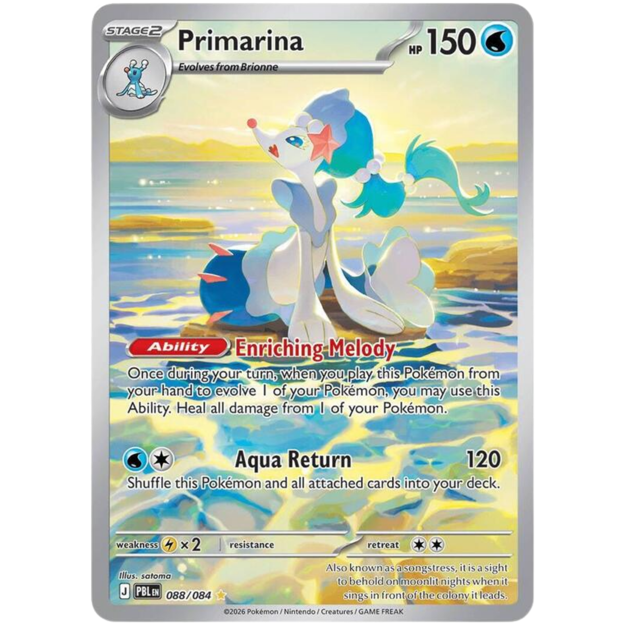 Primarina (088/084) [Mega Evolution: Pitch Black]