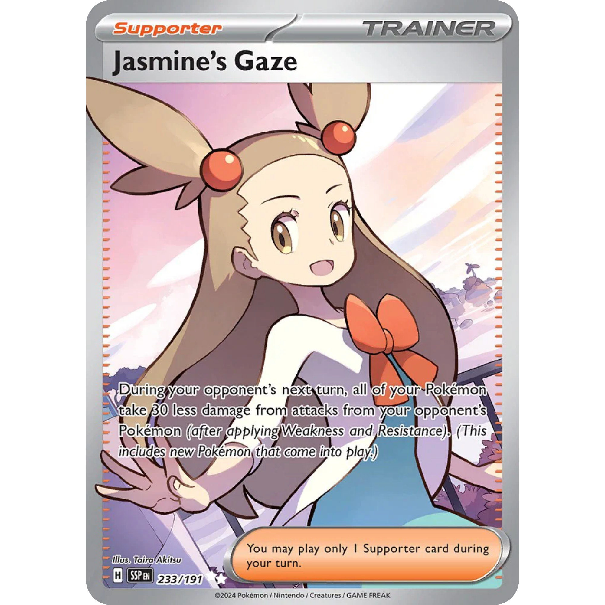 Jasmine's Gaze (233/191) [Scarlet & Violet: Surging Sparks]