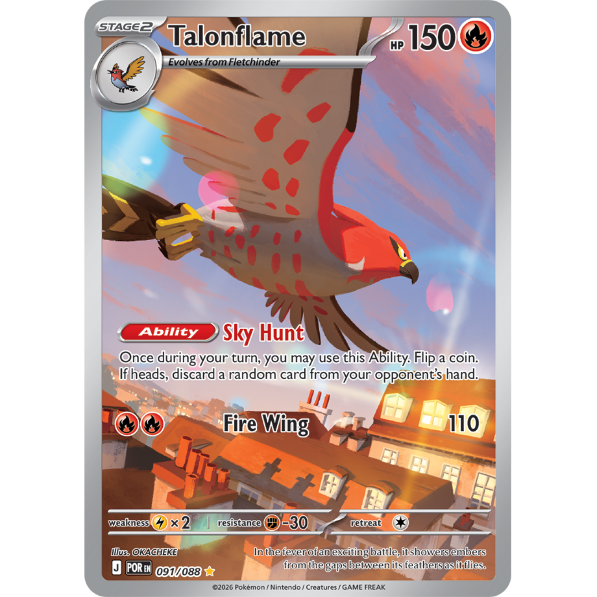 Talonflame (091/088) [Mega Evolution: Perfect Order]