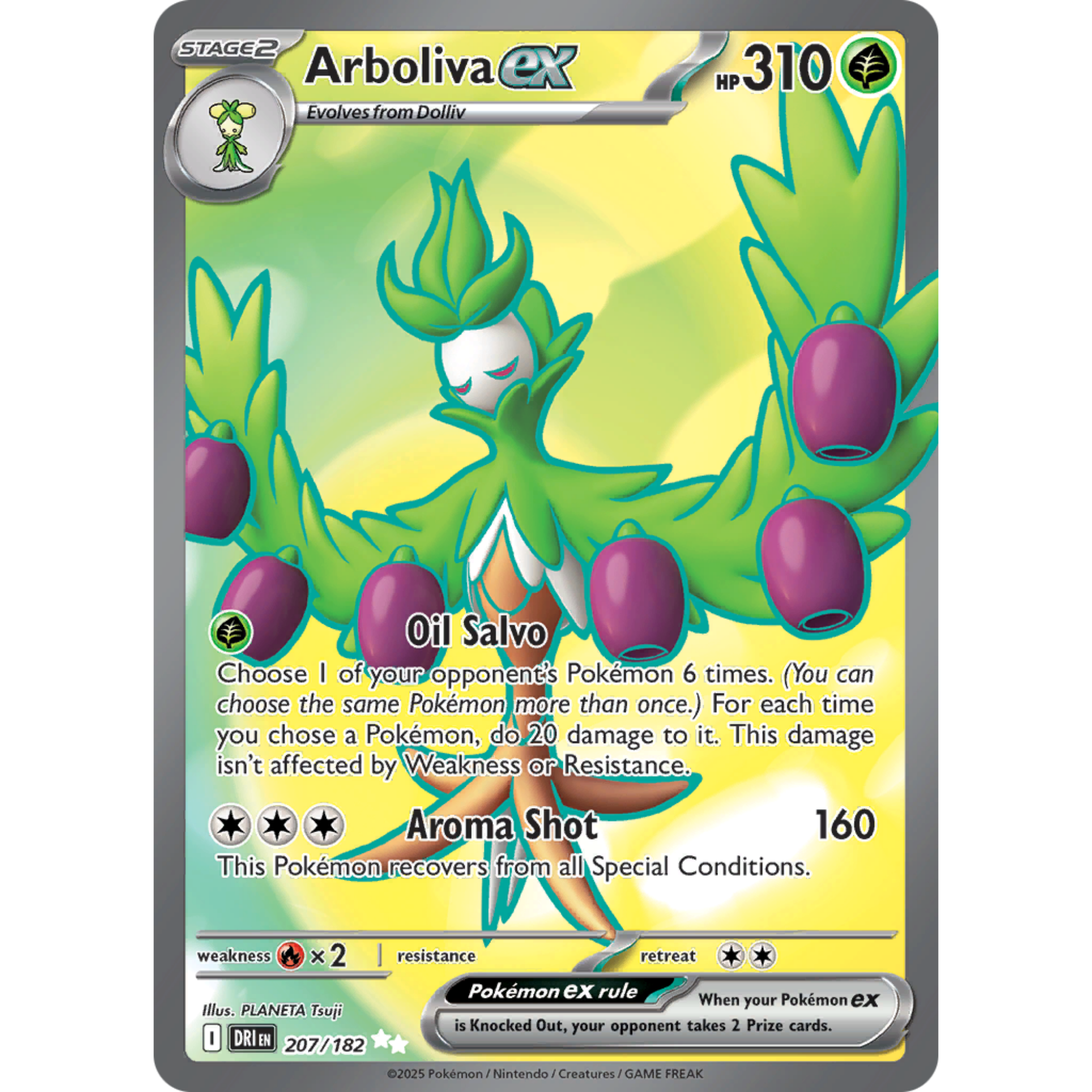 Arboliva ex (207/182) [Scarlet & Violet: Destined Rivals]