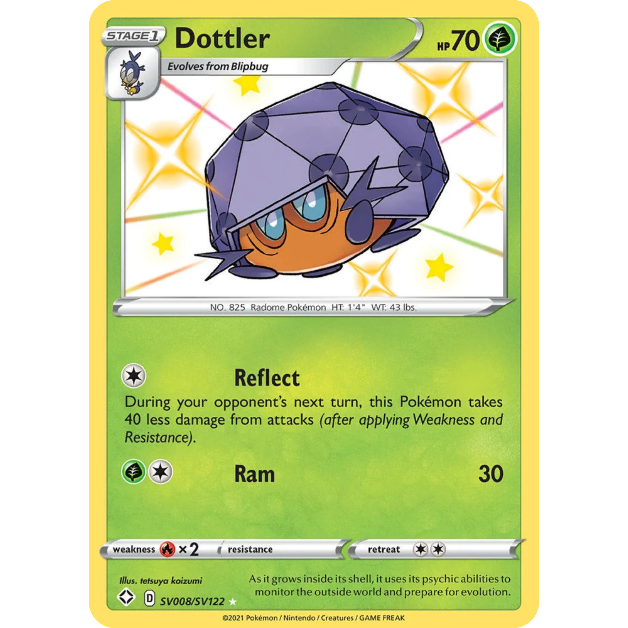 Dottler (SV008/SV122) [Sword & Shield: Shining Fates]