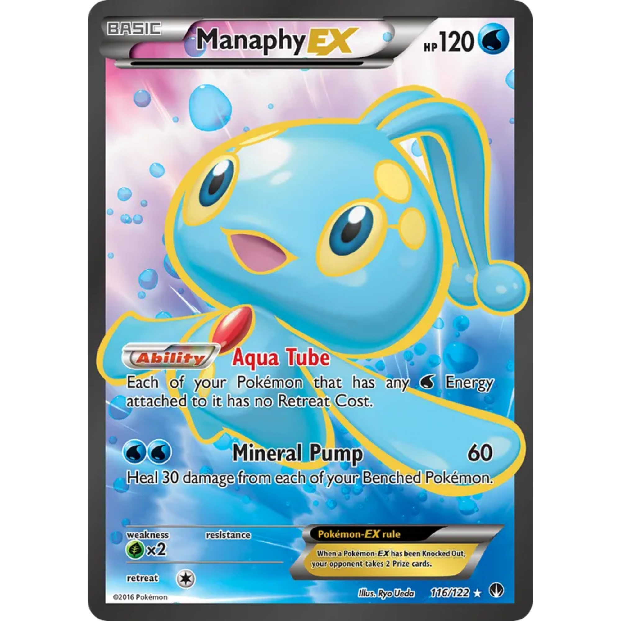 Manaphy EX (116/122) [XY: BREAKpoint]
