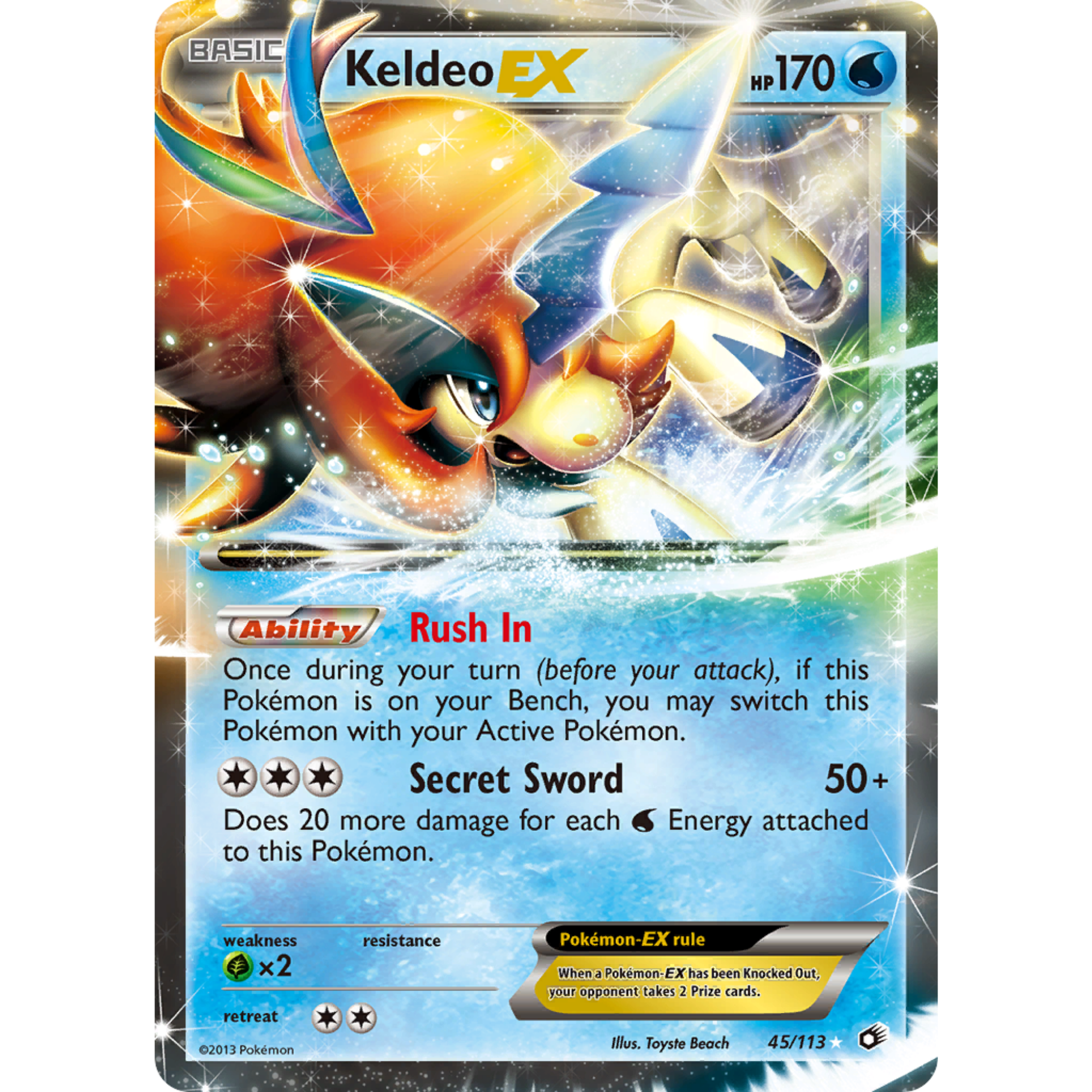 Keldeo EX (49/149) [Black & White: Boundaries Crossed]
