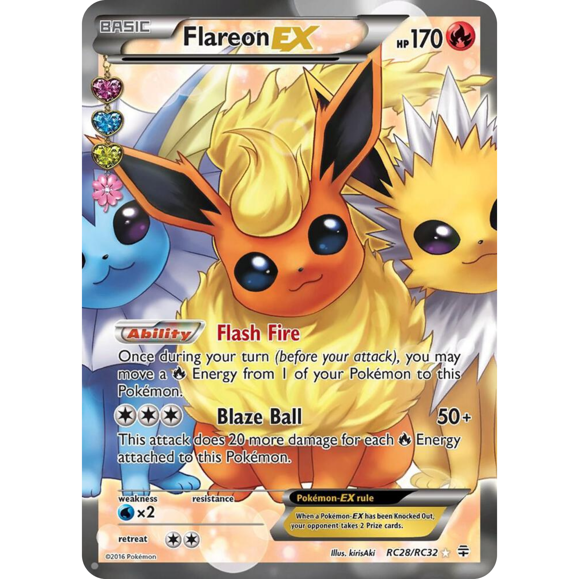 Flareon EX (RC28/RC32) [XY: Generations]