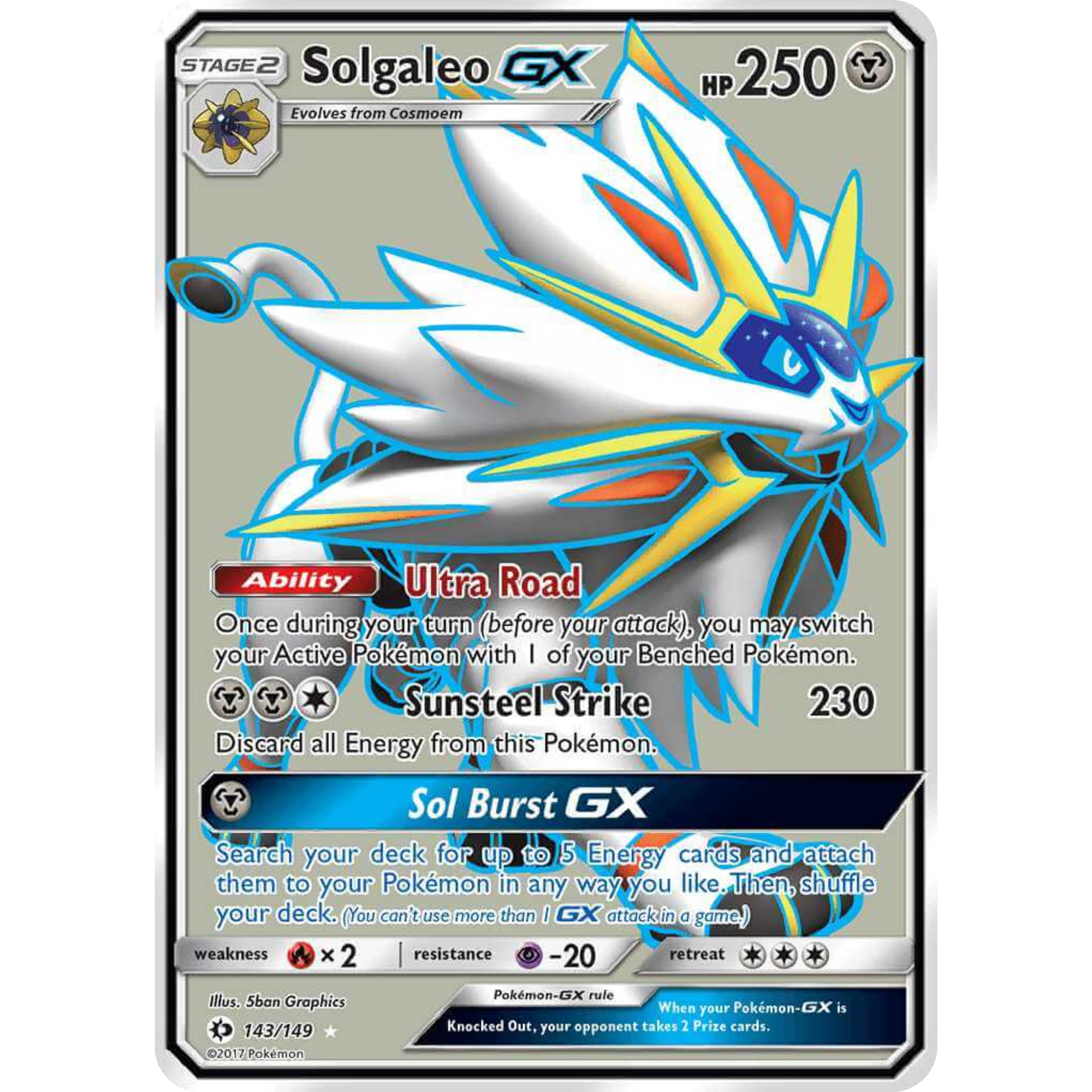Solgaleo GX (143/149) [Sun & Moon: Base Set]