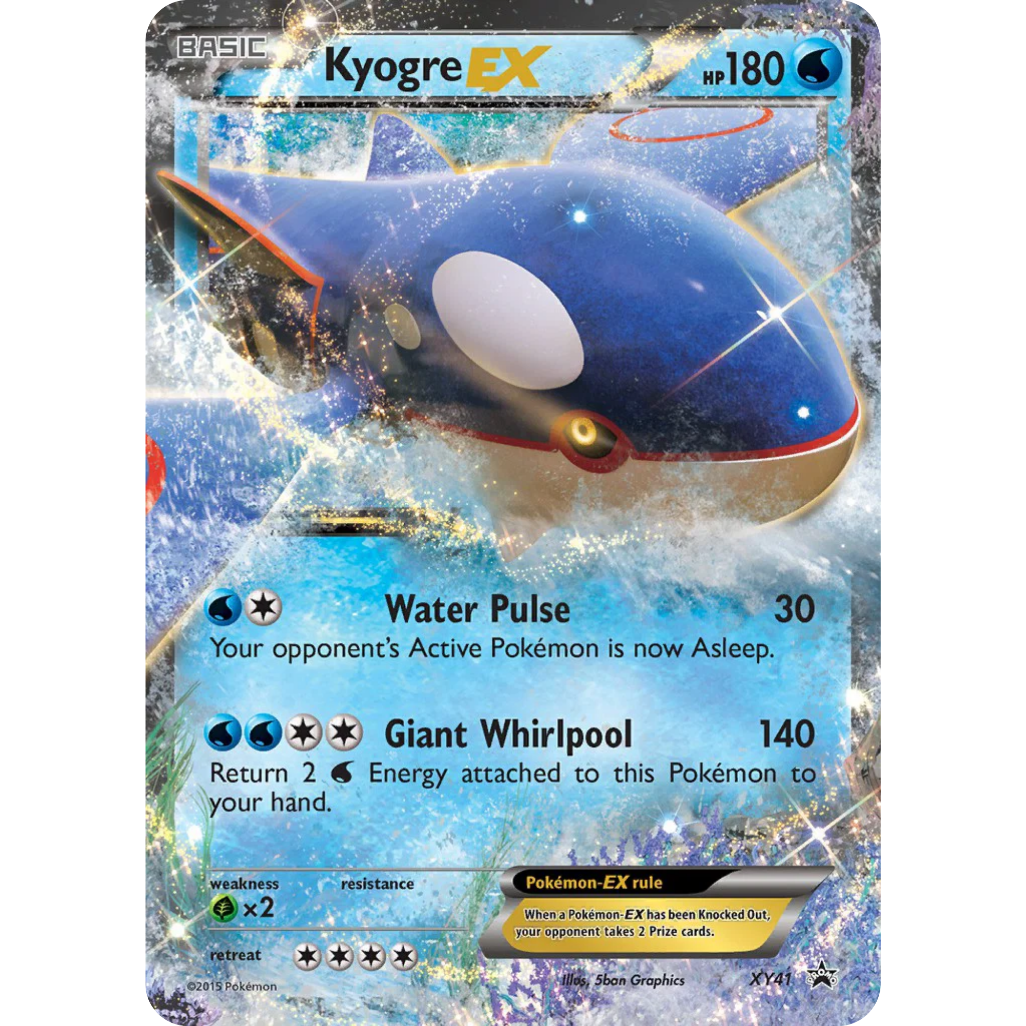 Kyogre EX (XY41) [XY: Black Star Promos]