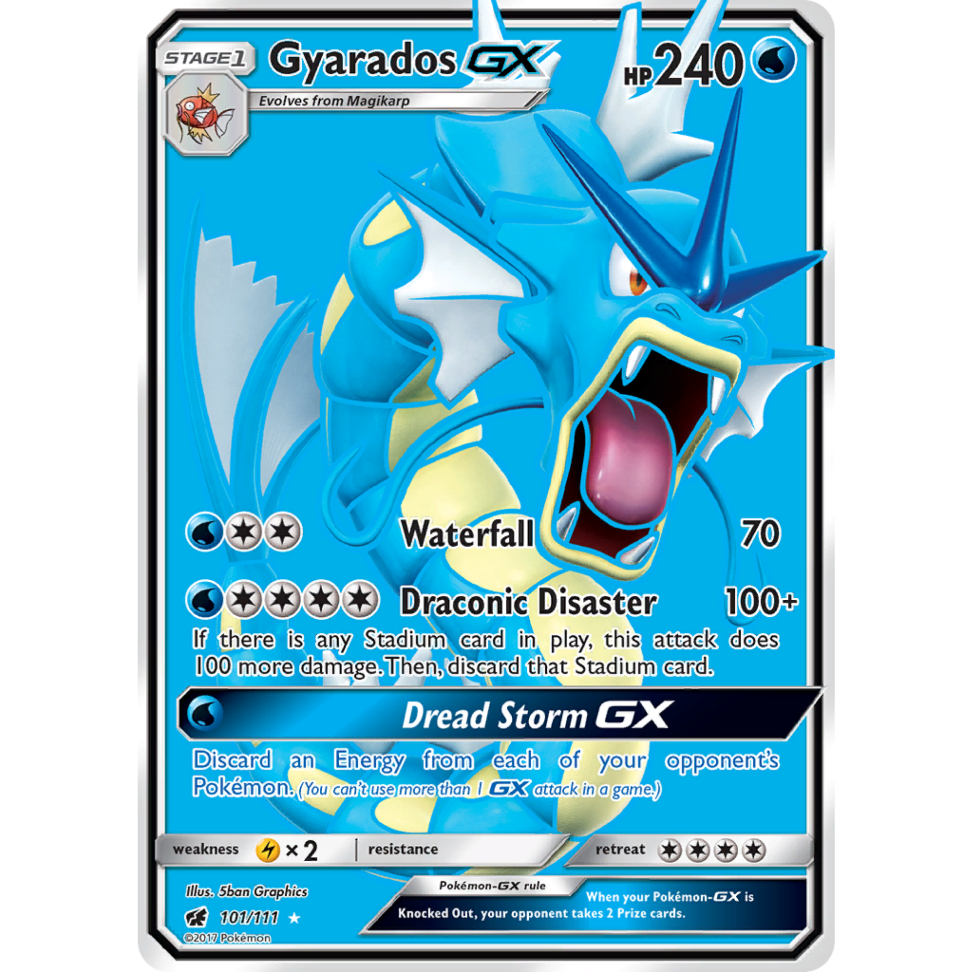 Gyarados GX (101/111) [Sun & Moon: Crimson Invasion]