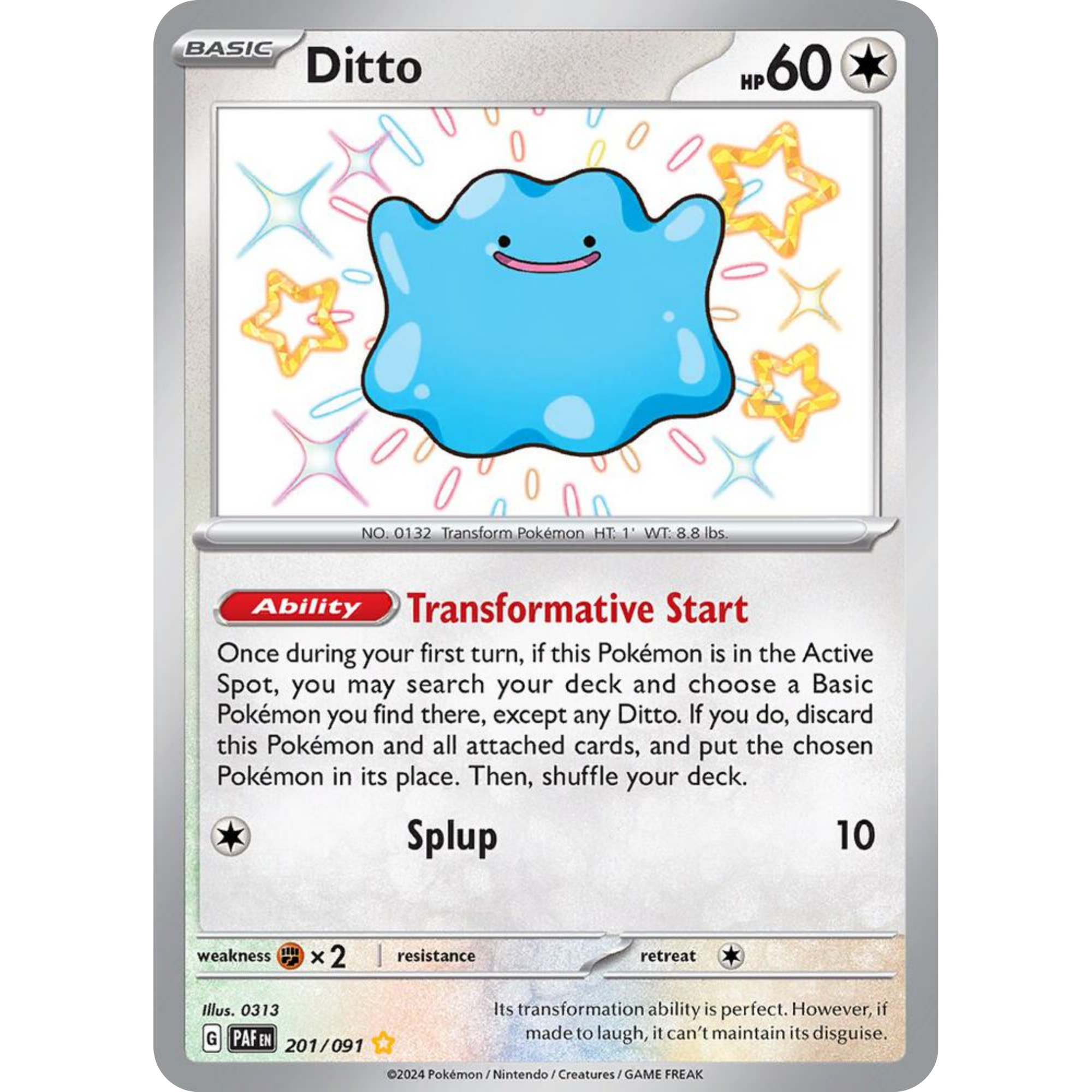 Ditto (201/091) [Scarlet & Violet: Paldean Fates]