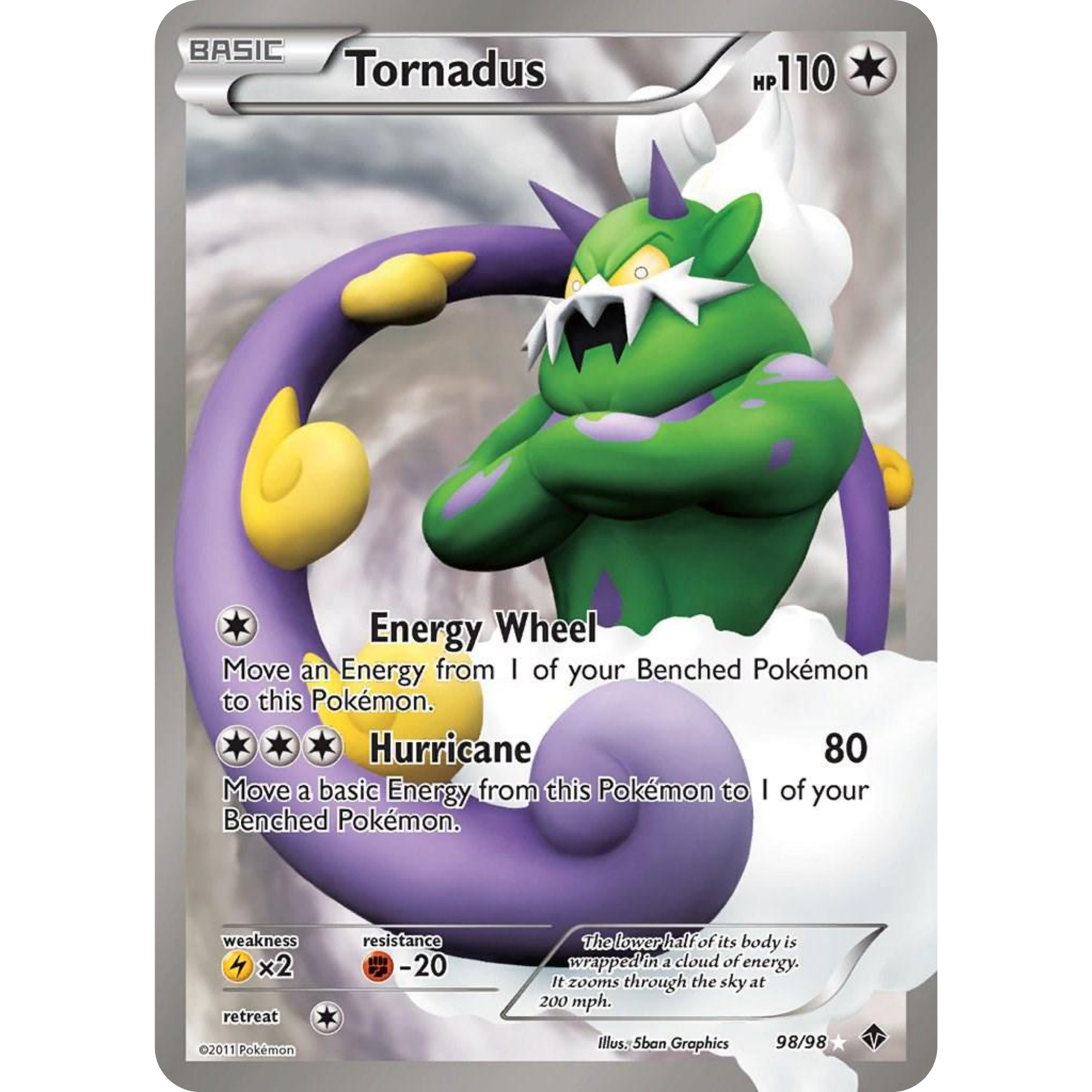 Tornadus (98/98) [Black & White: Emerging Powers]