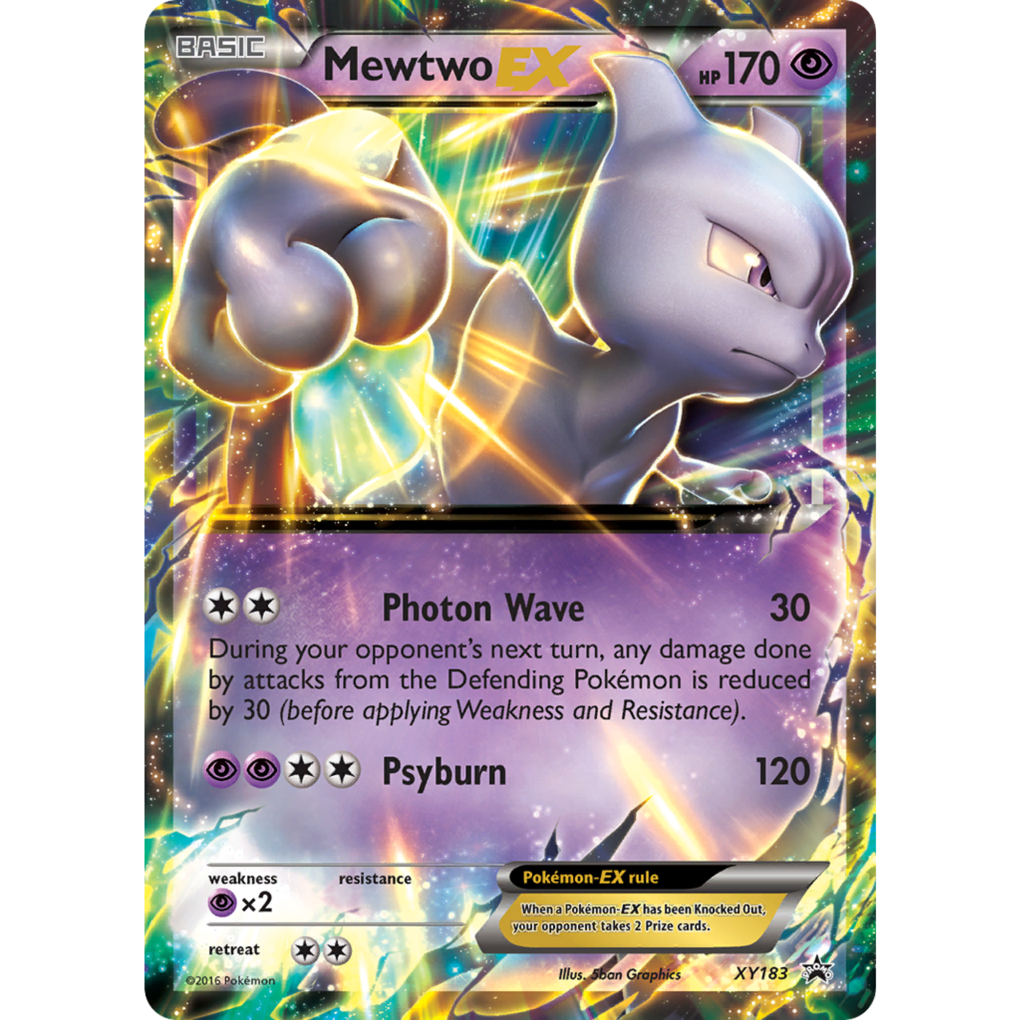 Mewtwo EX (XY183) [XY: Black Star Promos]