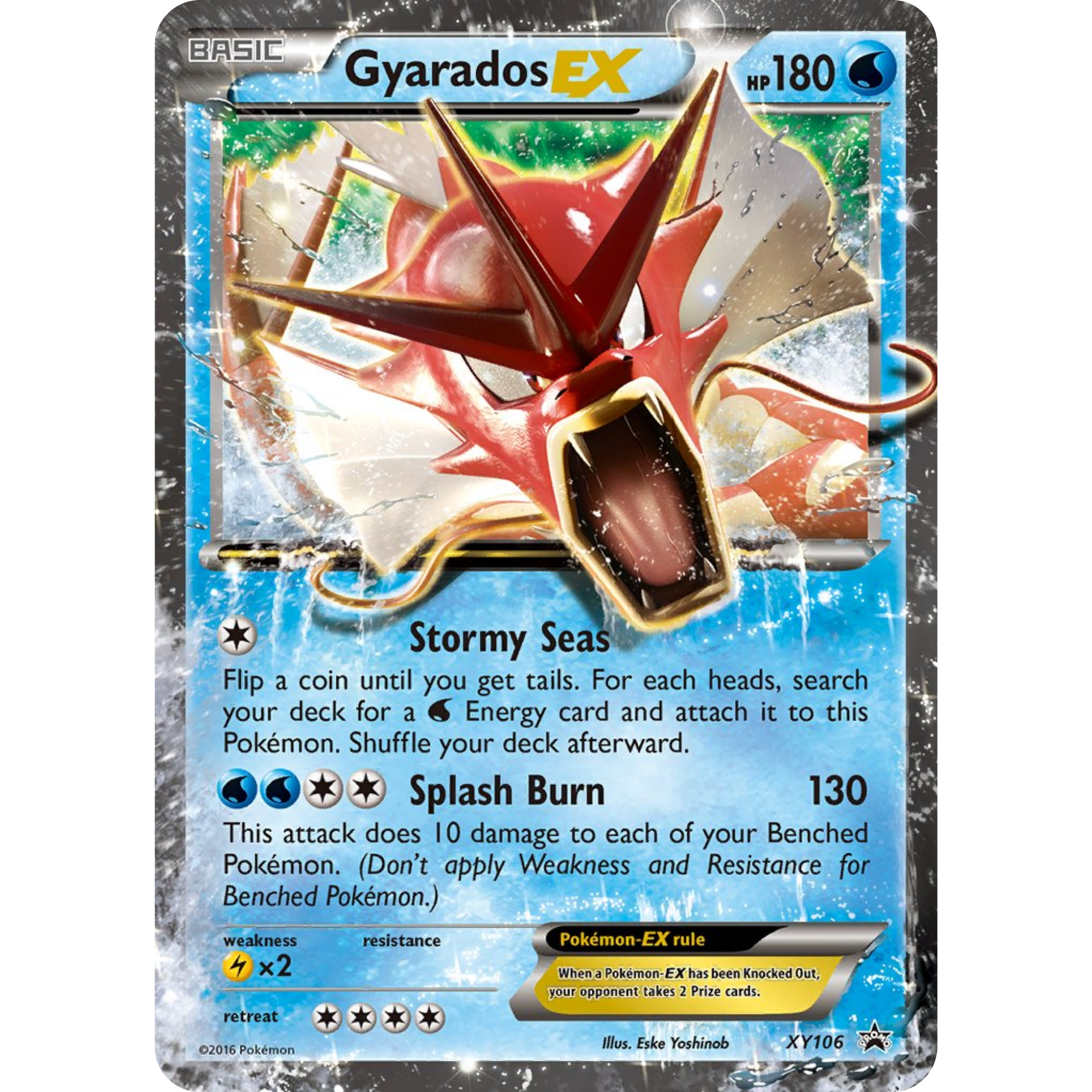 Gyarados EX (XY106) [XY: Black Star Promos]