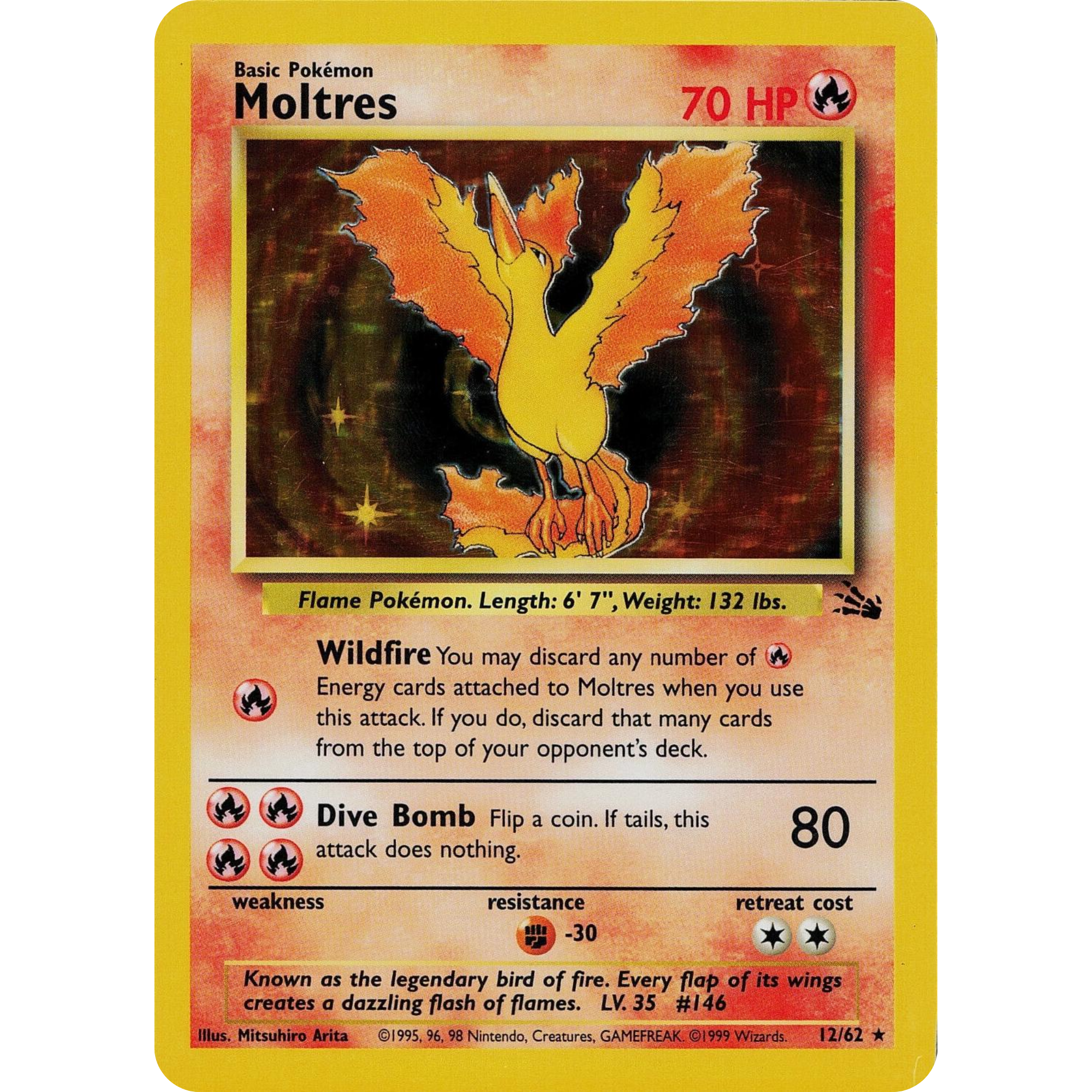 Moltres (12/62) [Fossil Unlimited]
