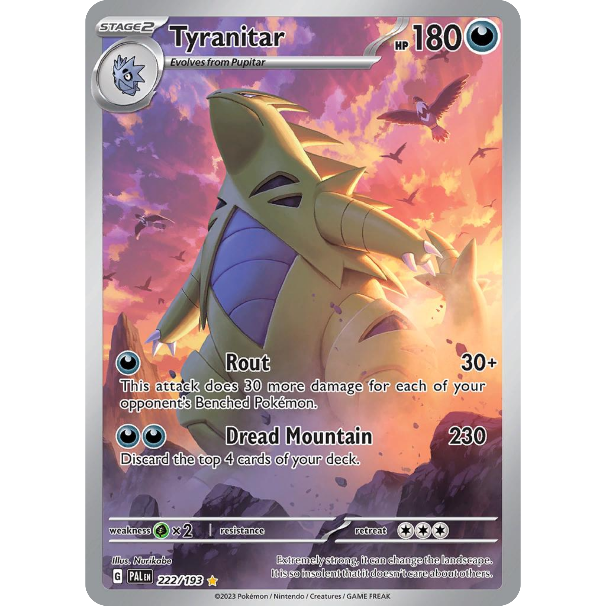 Tyranitar (222/193) [Scarlet & Violet: Paldea Evolved]