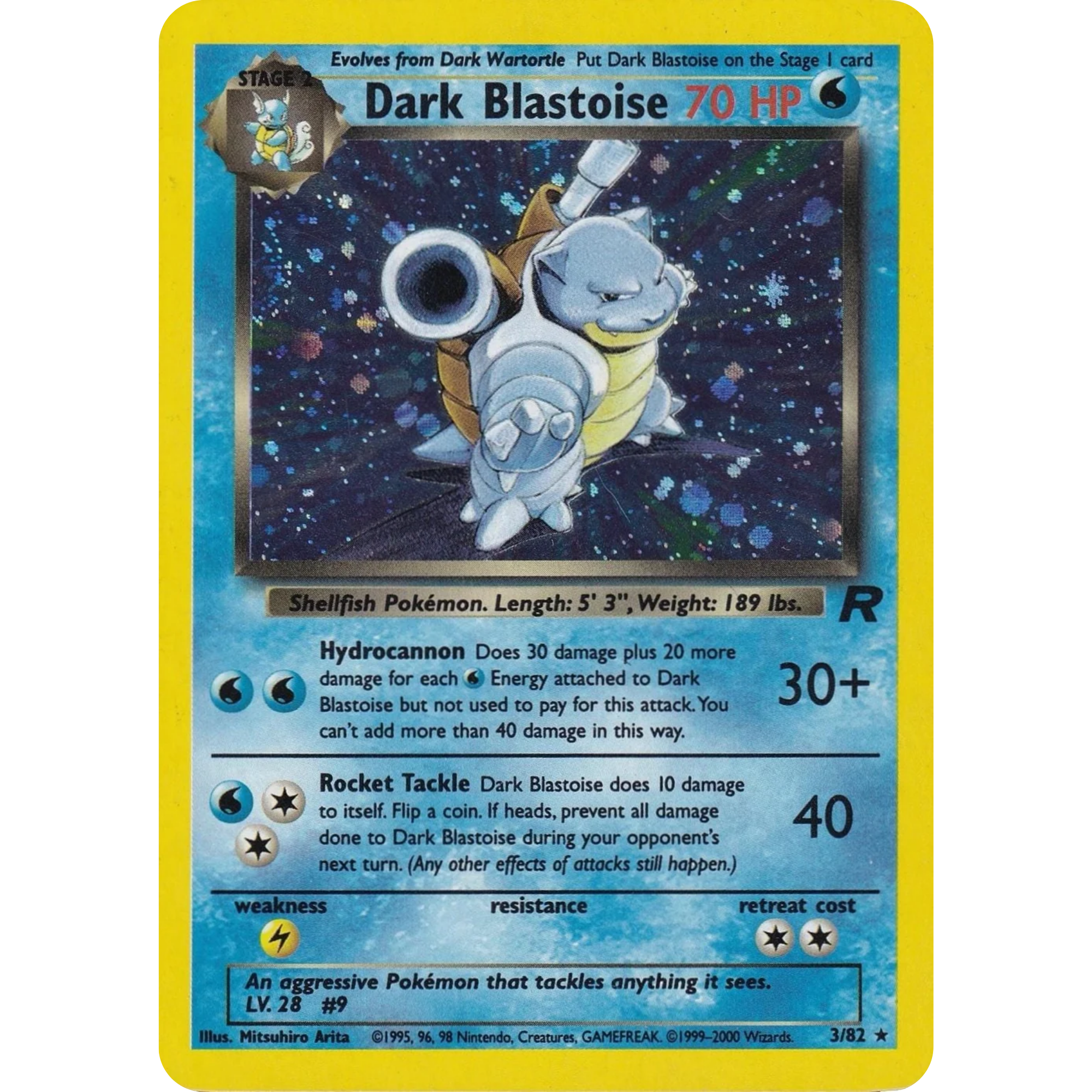 Dark Blastoise (3/82) [Team Rocket Unlimited]