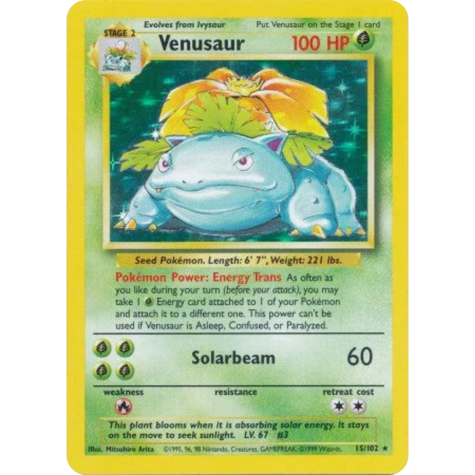 Venusaur (15/102) [Base Set Unlimited]