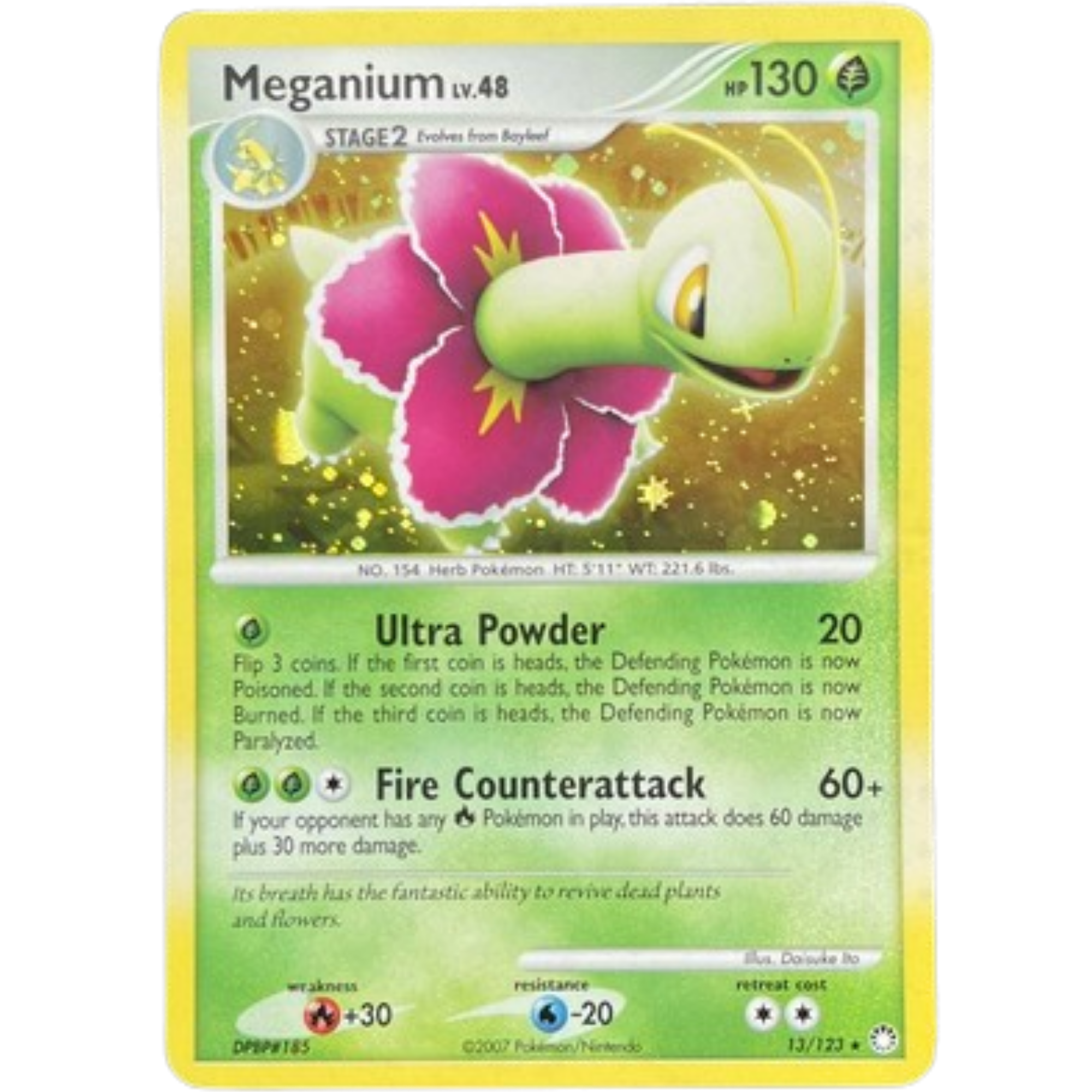 Meganium (13/123) [Diamond & Pearl: Mysterious Treasures]