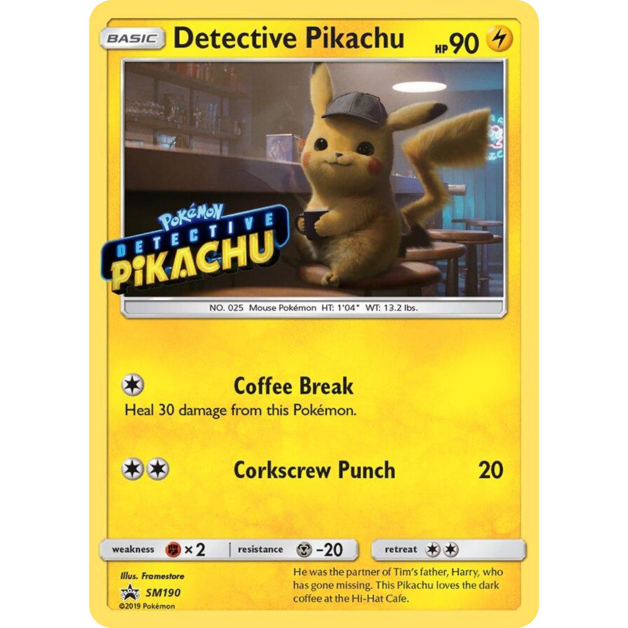 Detective Pikachu (Sealed) (SM190) (Stamped) [Sun & Moon: Black Star Promos]