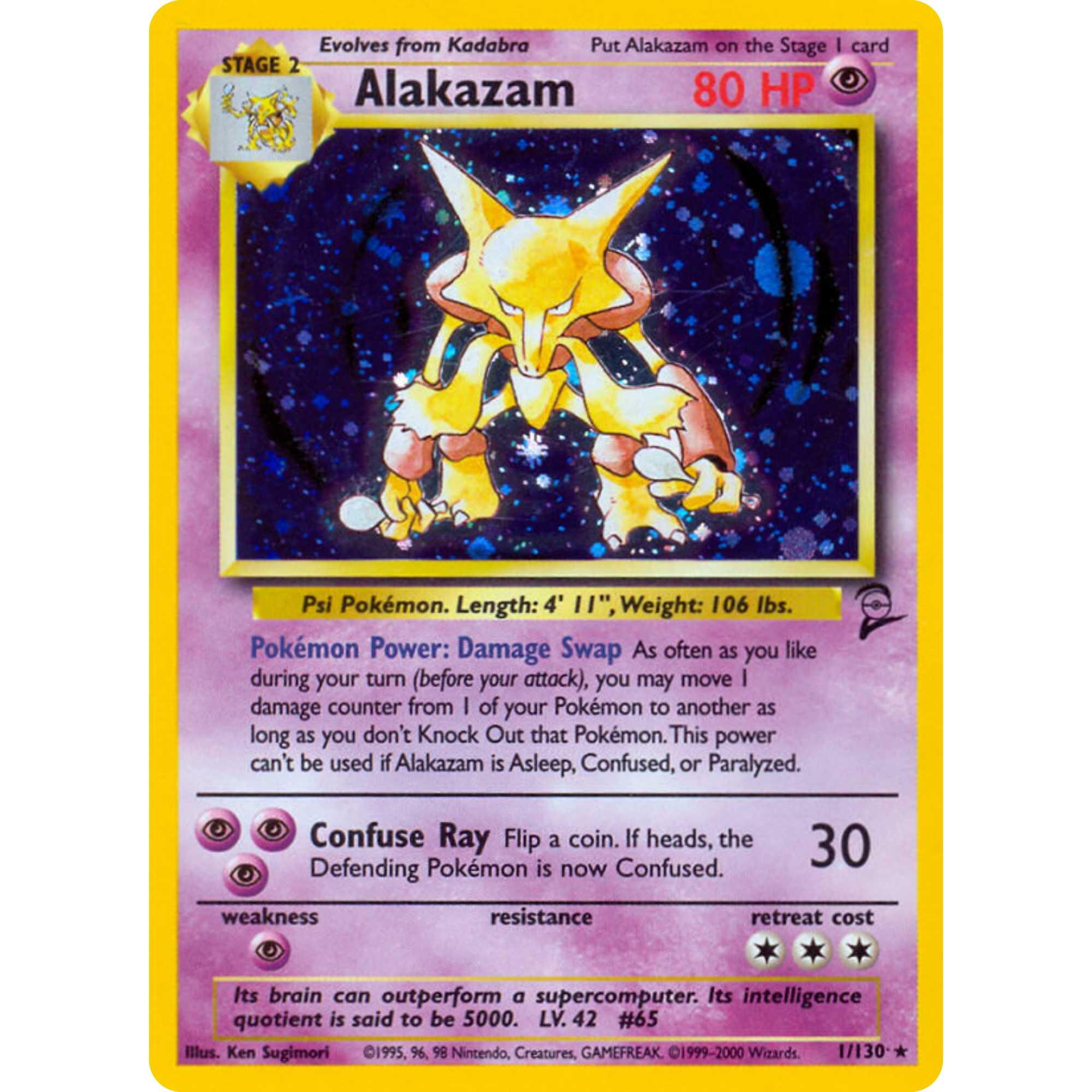 Alakazam (1/130) [Base Set 2]