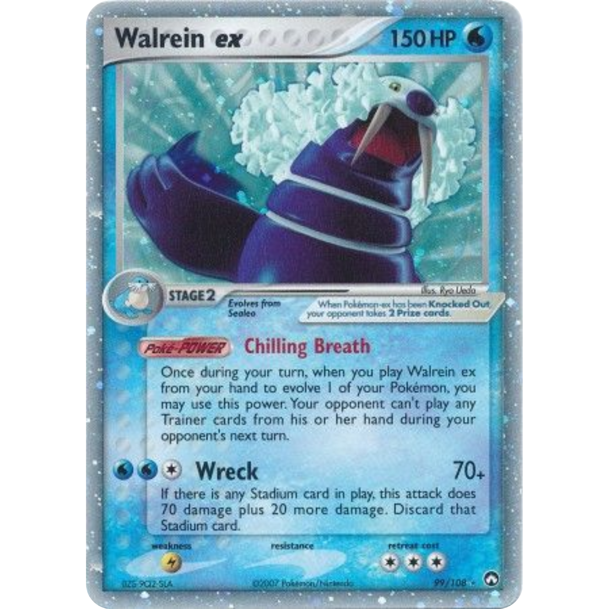 Walrein ex (99/108) [EX: Power Keepers]