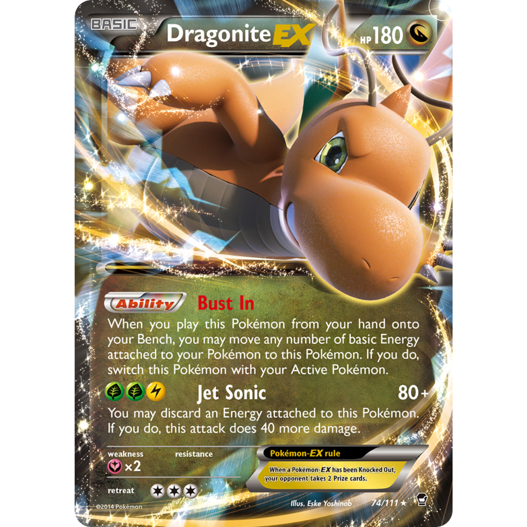 Dragonite EX (74/111) [XY: Furious Fists]