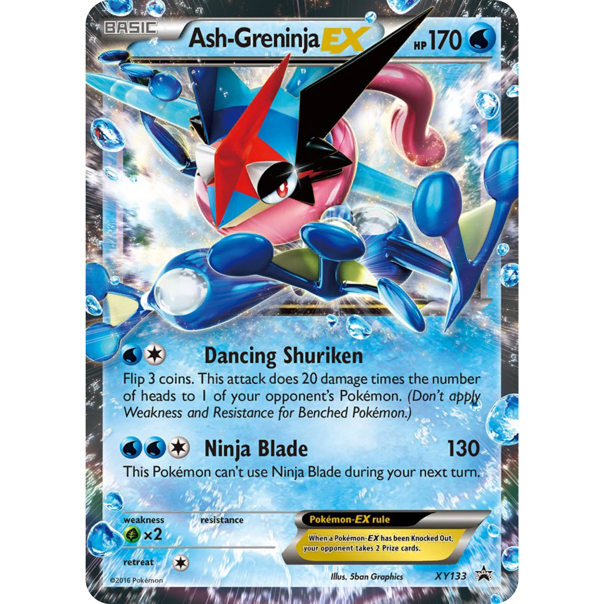 Ash-Greninja EX (XY133) [XY: Black Star Promos]