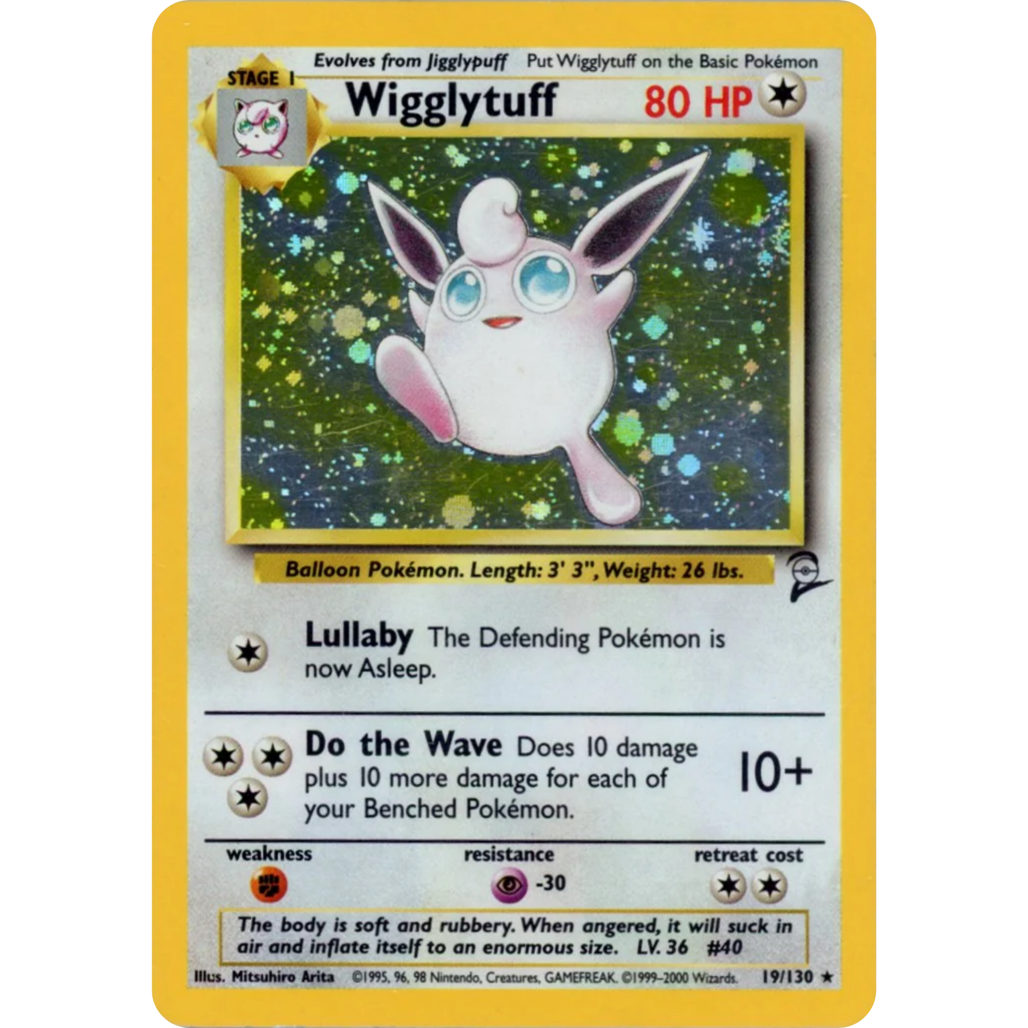 Wigglytuff (19/130) [Base Set 2]