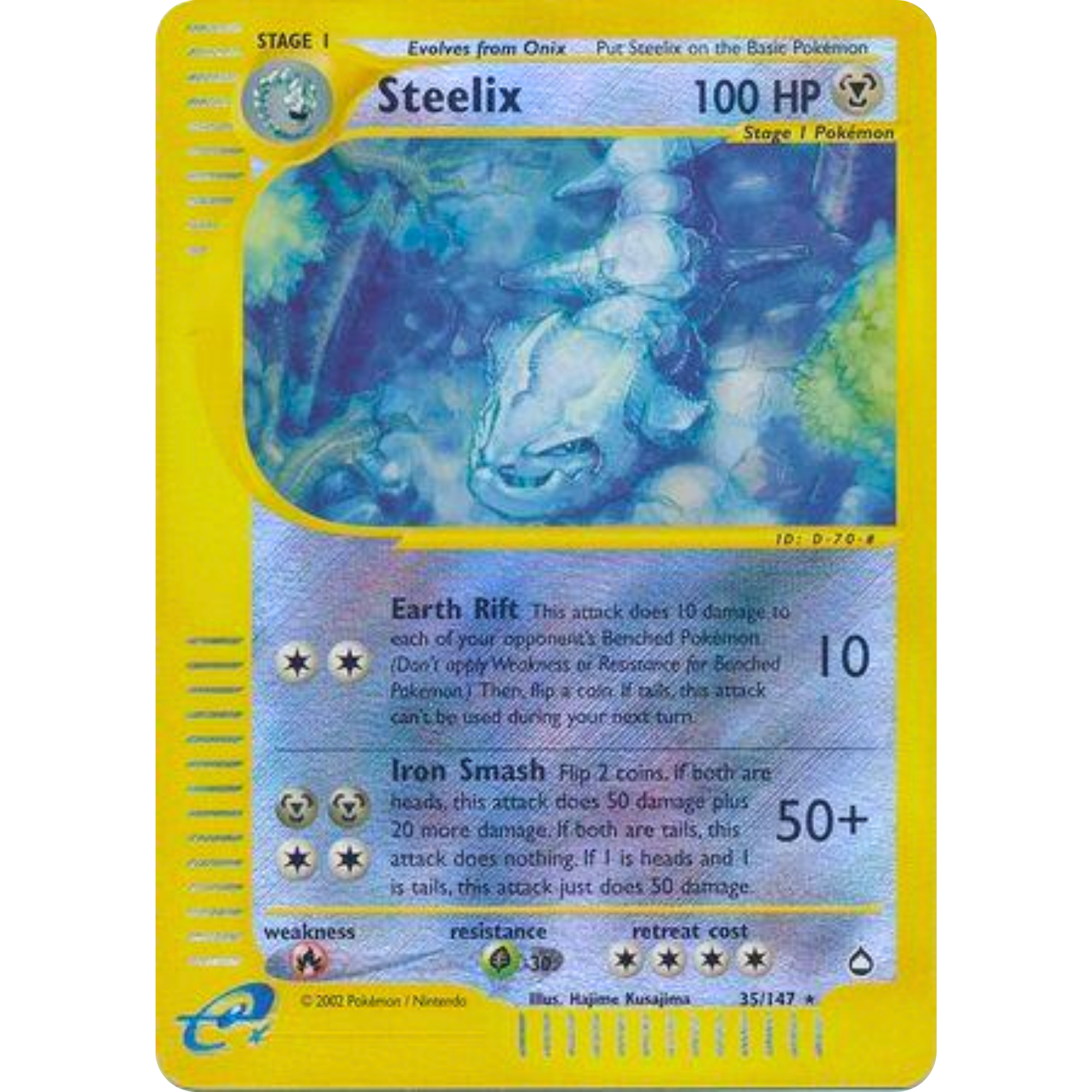 Steelix Reverse Holo (35/147) [Aquapolis]