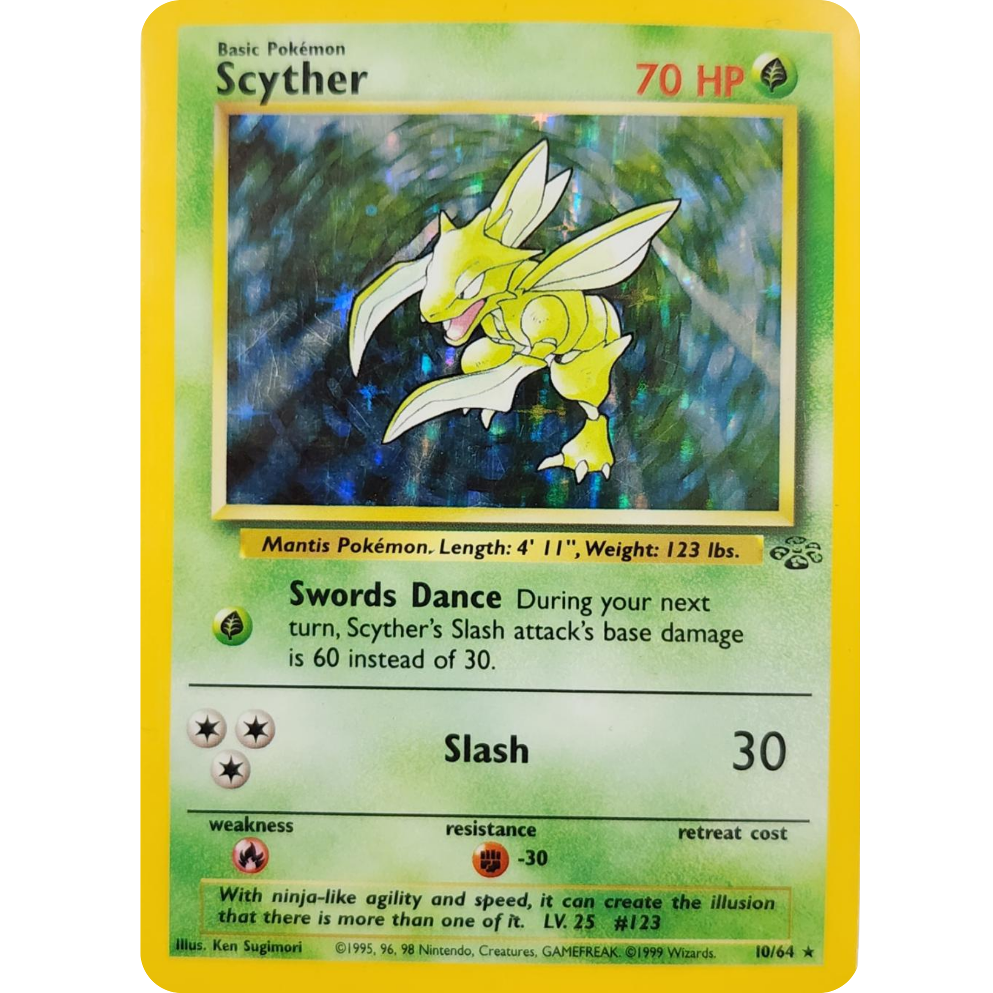 Scyther Holo (10/64) [Jungle Unlimited]