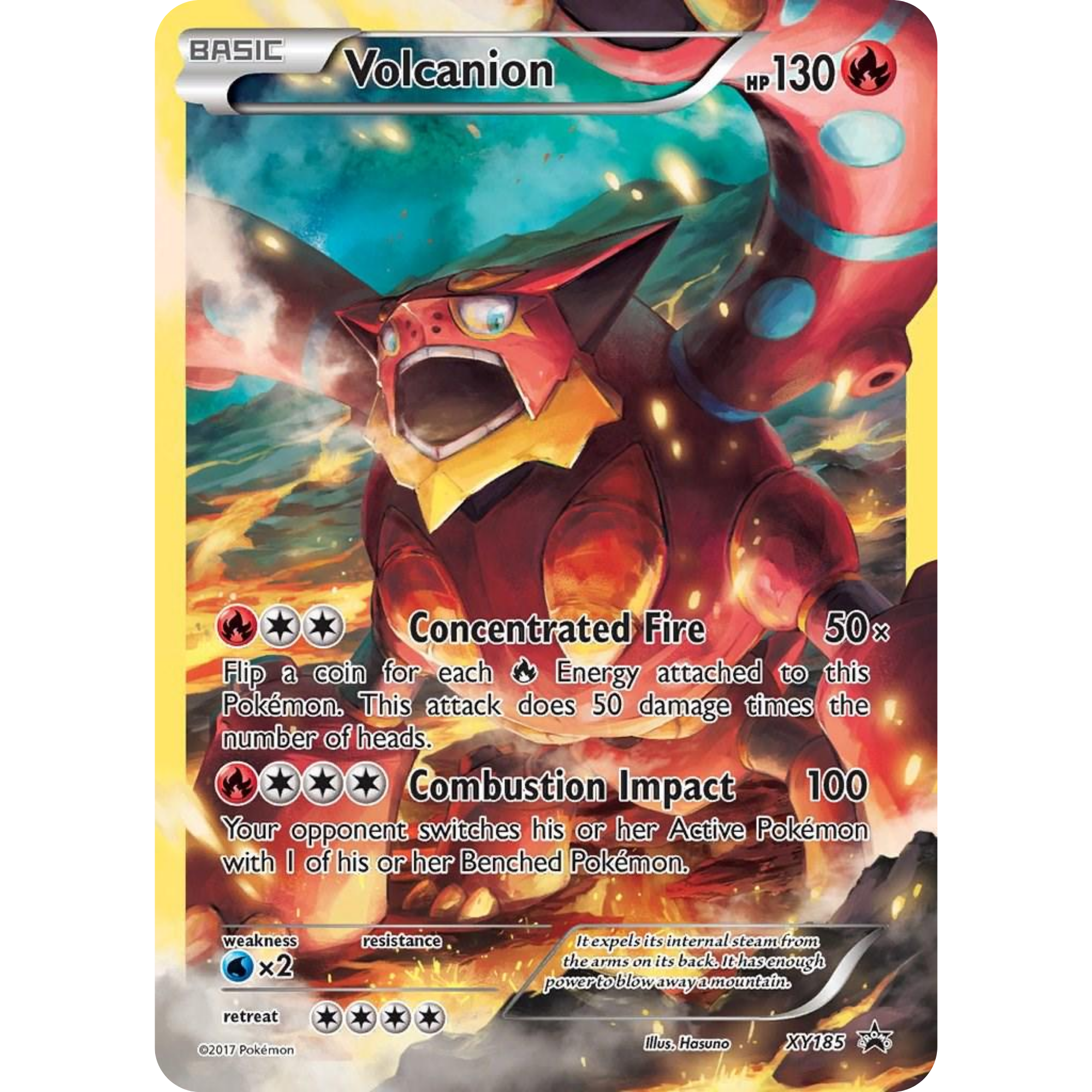 Volcanion (XY185) [XY: Black Star Promos]