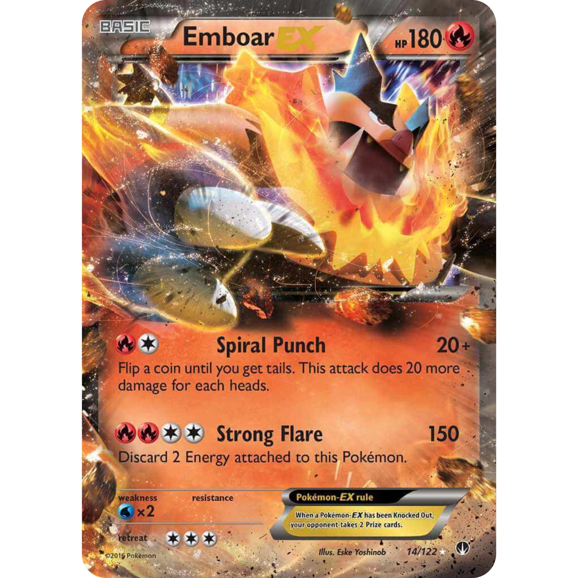 Emboar EX (14/122) [XY: BREAKpoint]