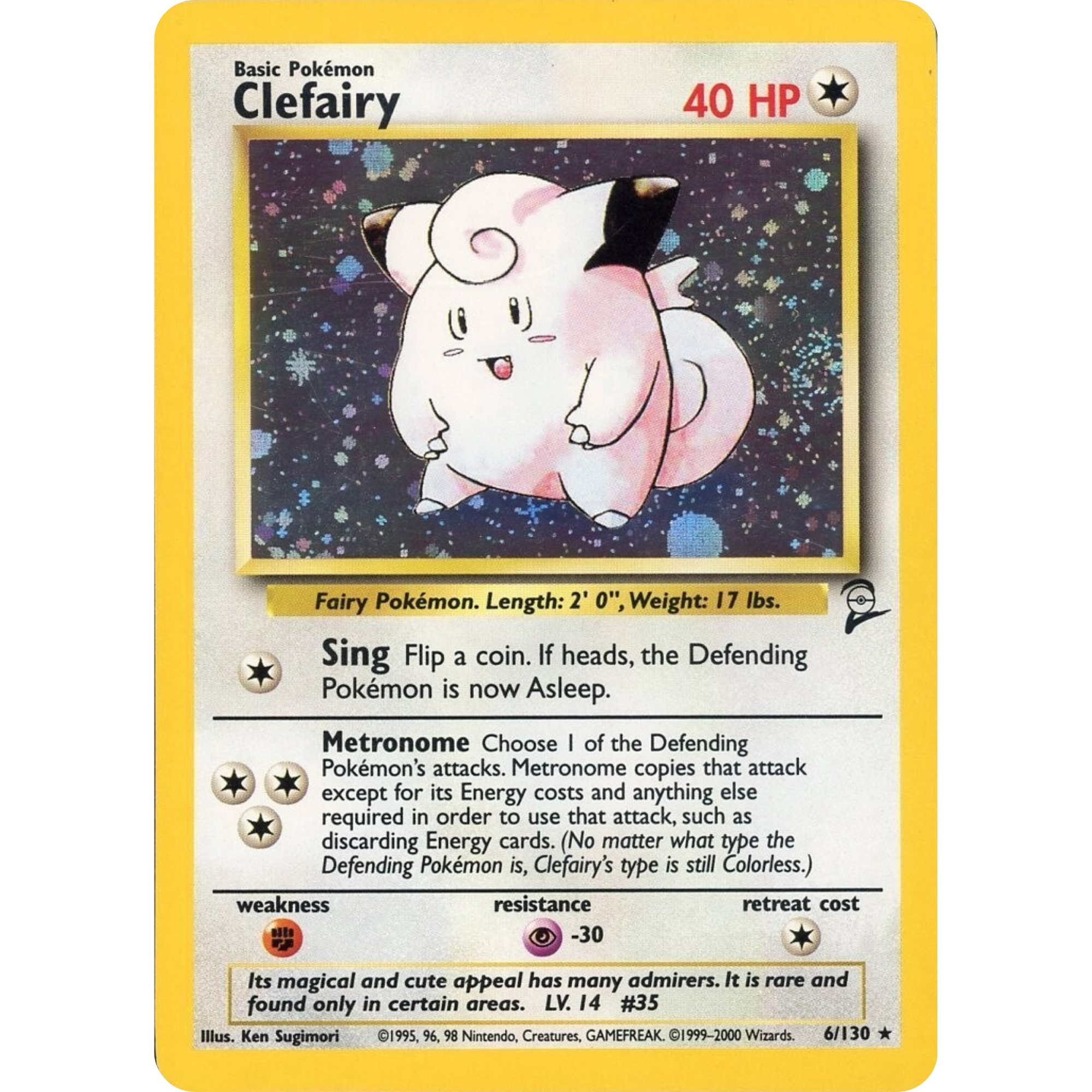 Clefairy (6/130) [Base Set 2]
