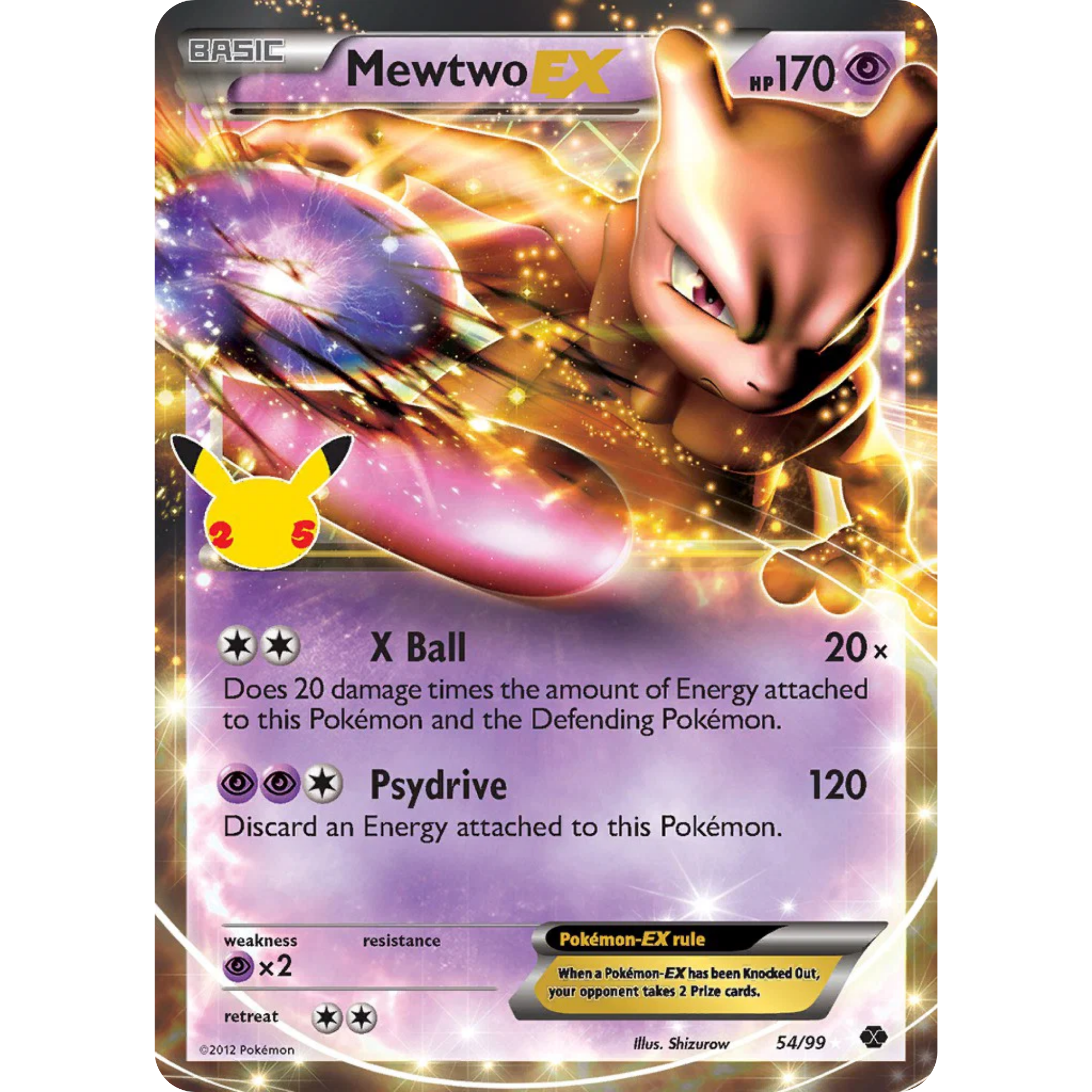 Mewtwo EX (54/99) [Celebrations: 25th Anniversary - Classic Collection]
