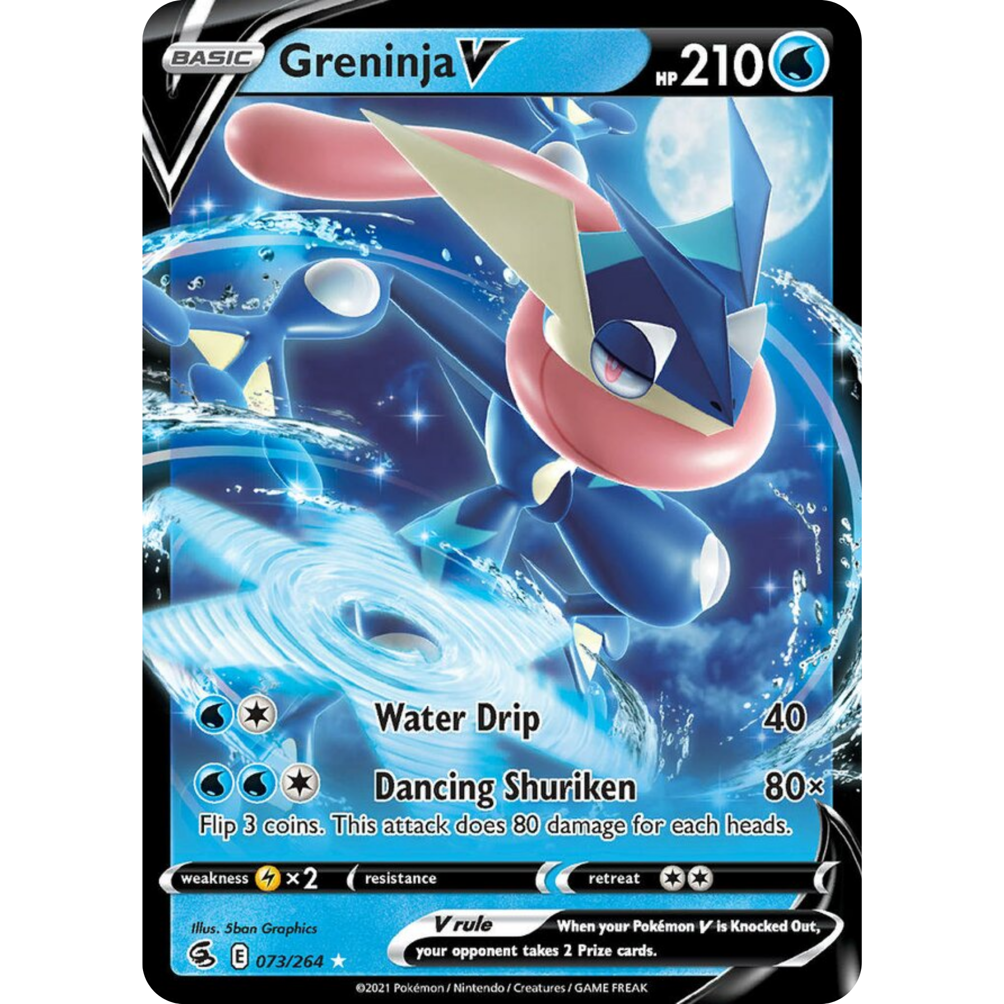 Greninja V (073/264) [Sword & Shield: Fusion Strike]