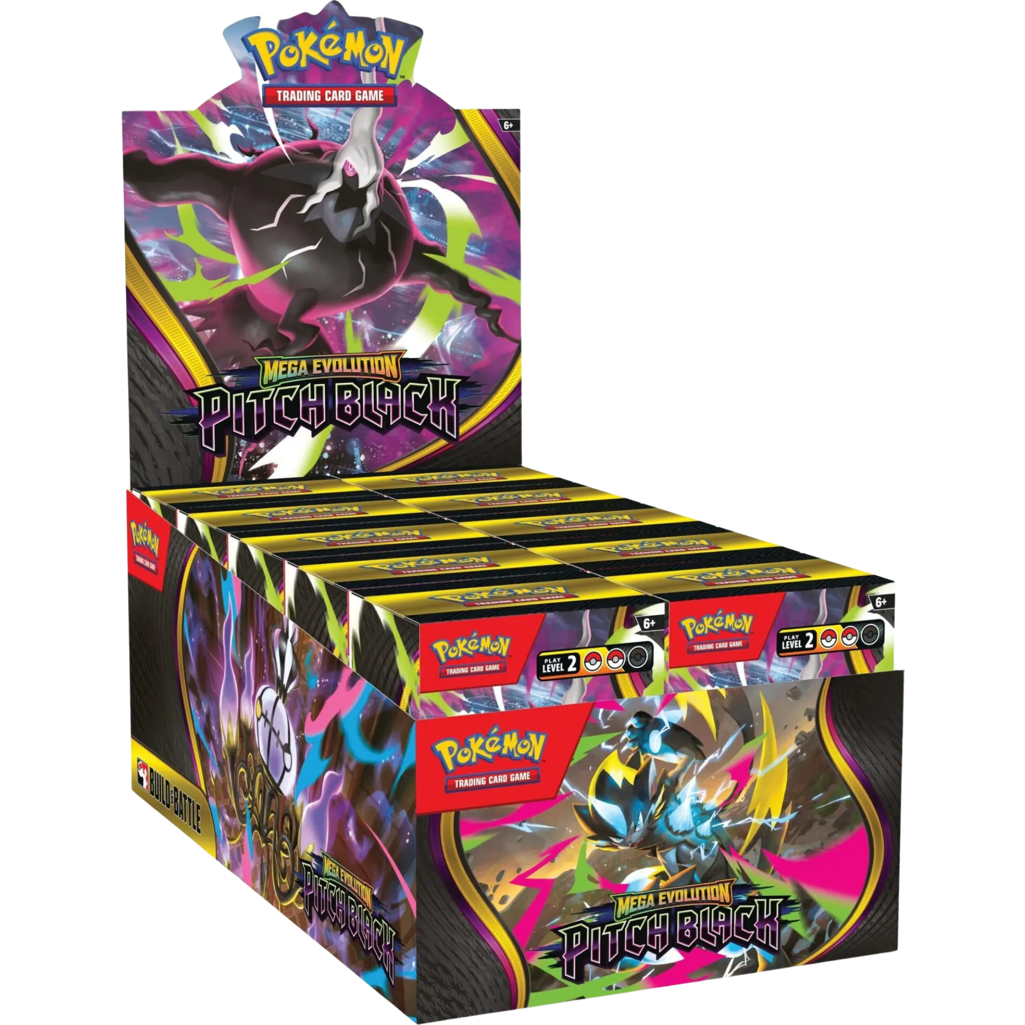 Pitch Black Build & Battle Box Display ( Mega Evolution ) Pokemon TCG