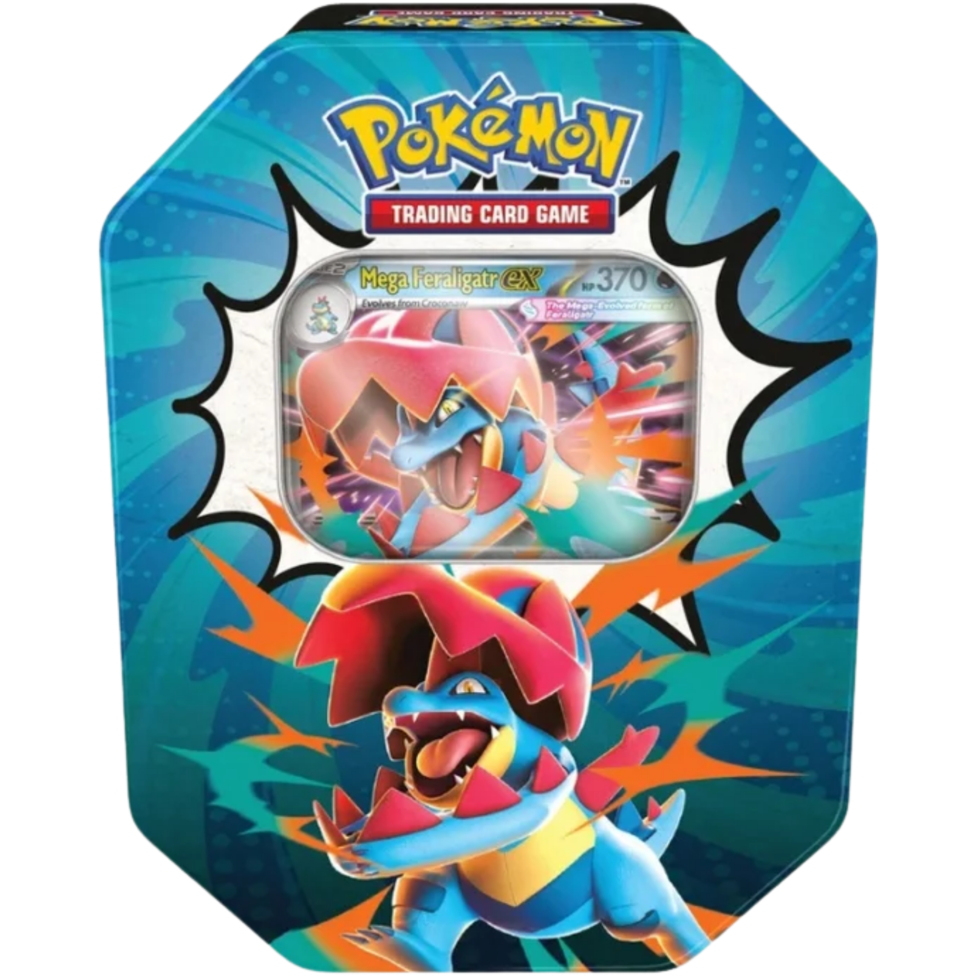 Ascended Heroes Tin [Mega Feraligatr ex ( Mega Evolution ) Pokemon TCG