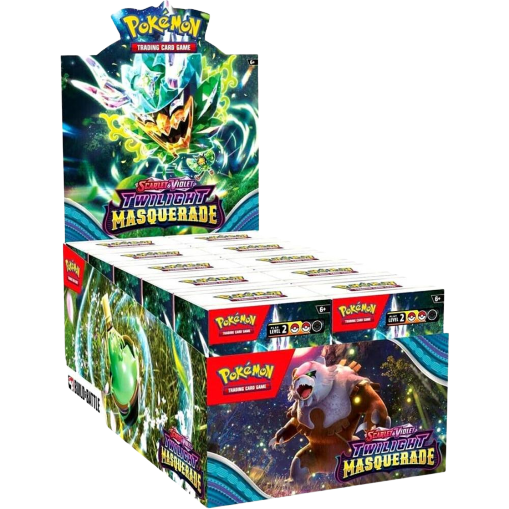 Twilight Masquerade Build & Battle Box Display ( Scarlet & Violet ) Pokemon TCG