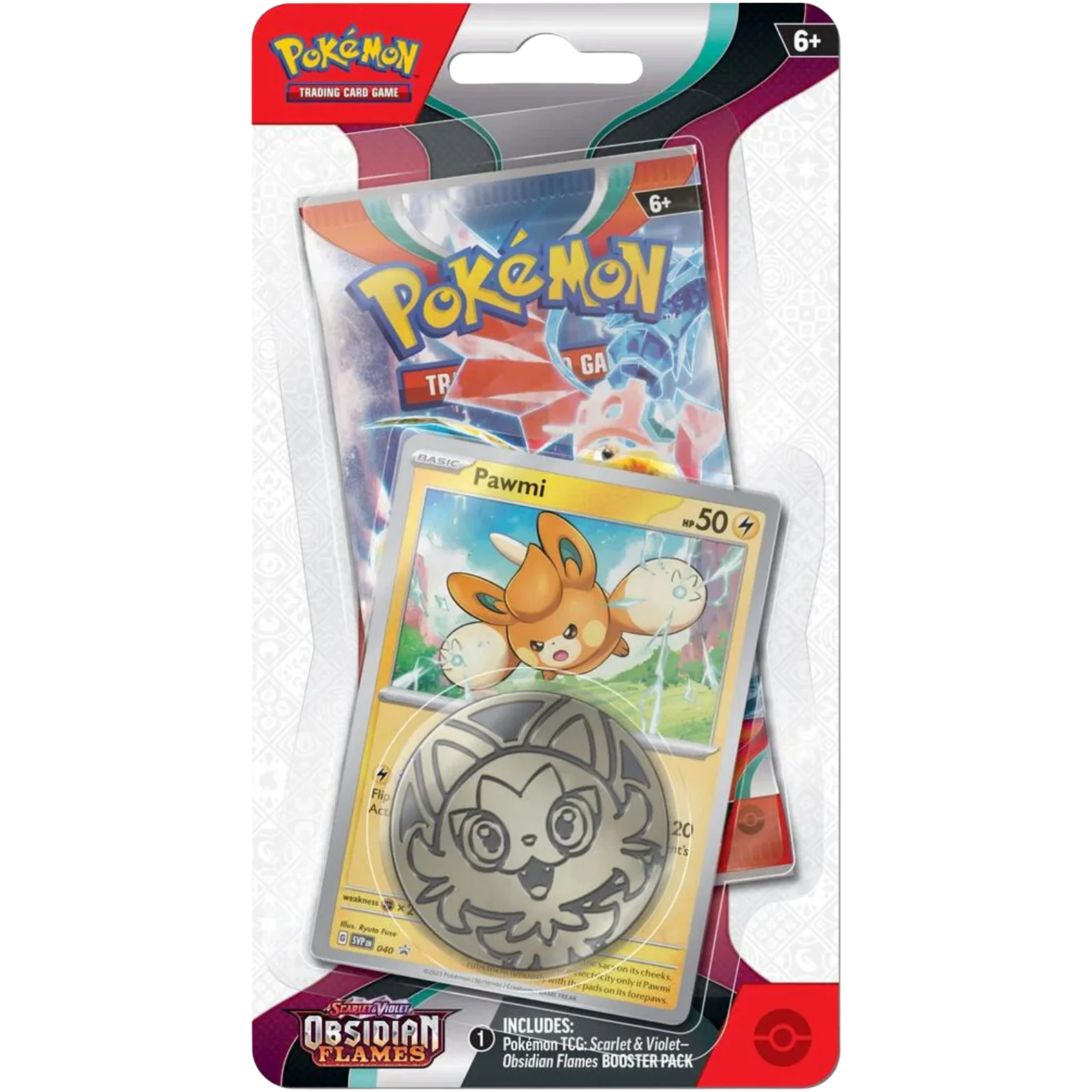 Obsidian Flames Single Pack Blister - Pawmi ( Scarlet & Violet ) Pokemon TCG
