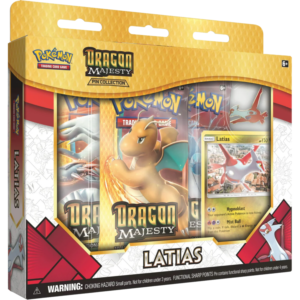 Latias Pin Collection ( Dragon Majesty ) Pokemon TCG