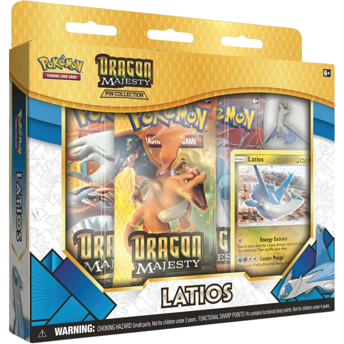 Latios Pin Collection ( Dragon Majesty ) Pokemon TCG