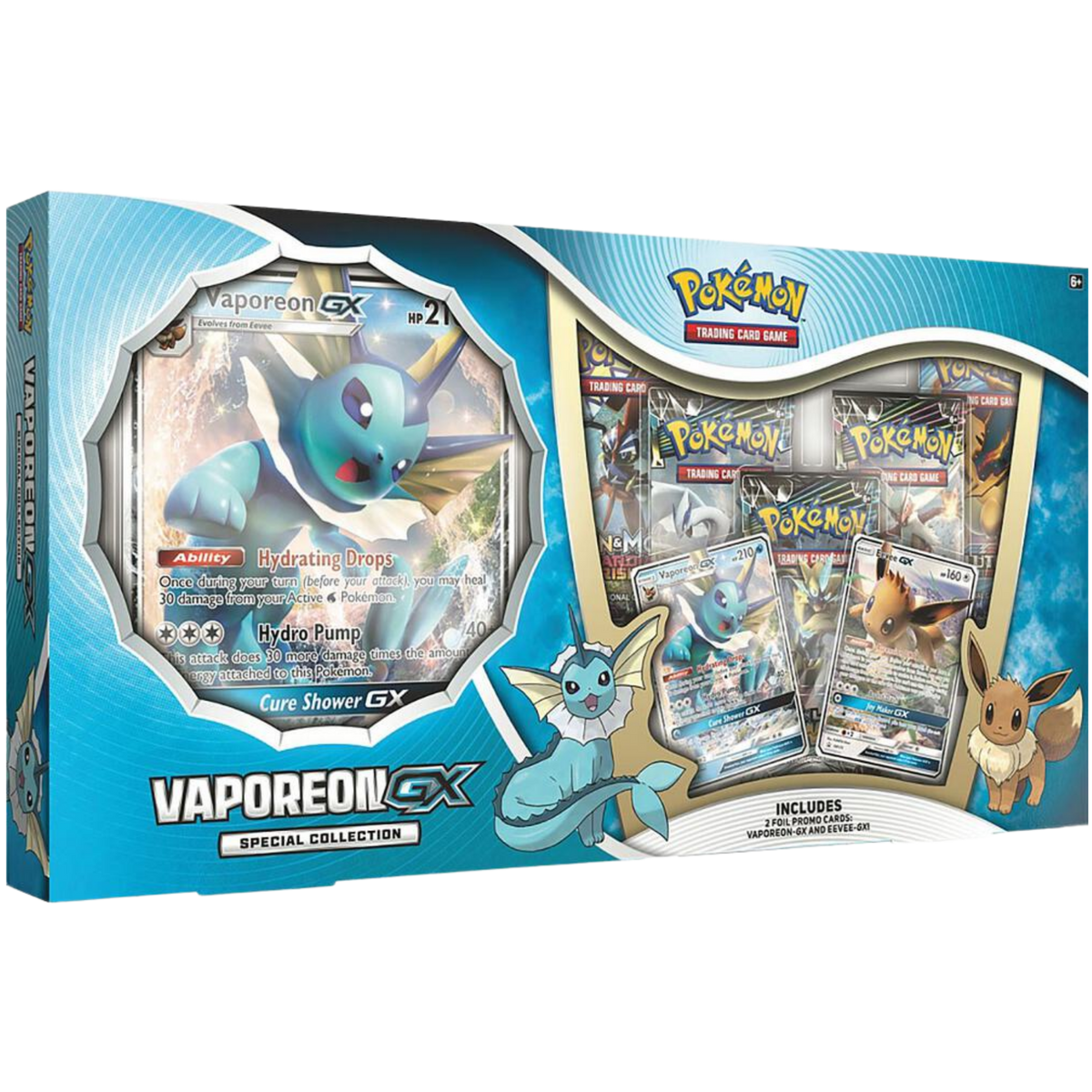 Vaporeon GX Special Collection ( Sun & Moon ) Pokemon TCG