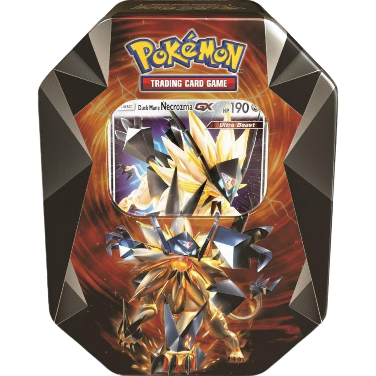 Necrozma Prism Tin - Dusk Mane Necrozma GX ( Sun & Moon ) Pokemon TCG