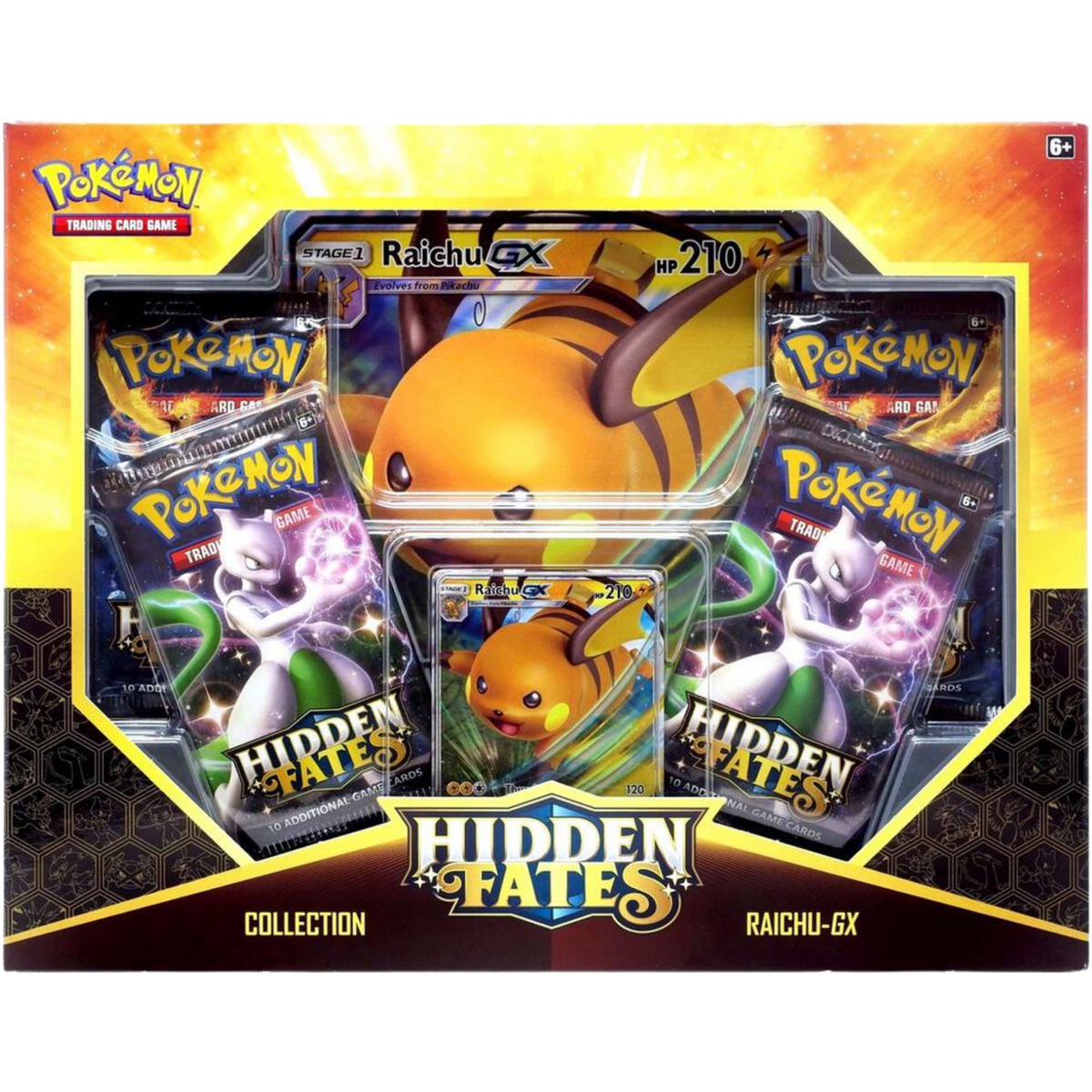 Raichu GX Collection ( Hidden Fates ) Pokemon TCG