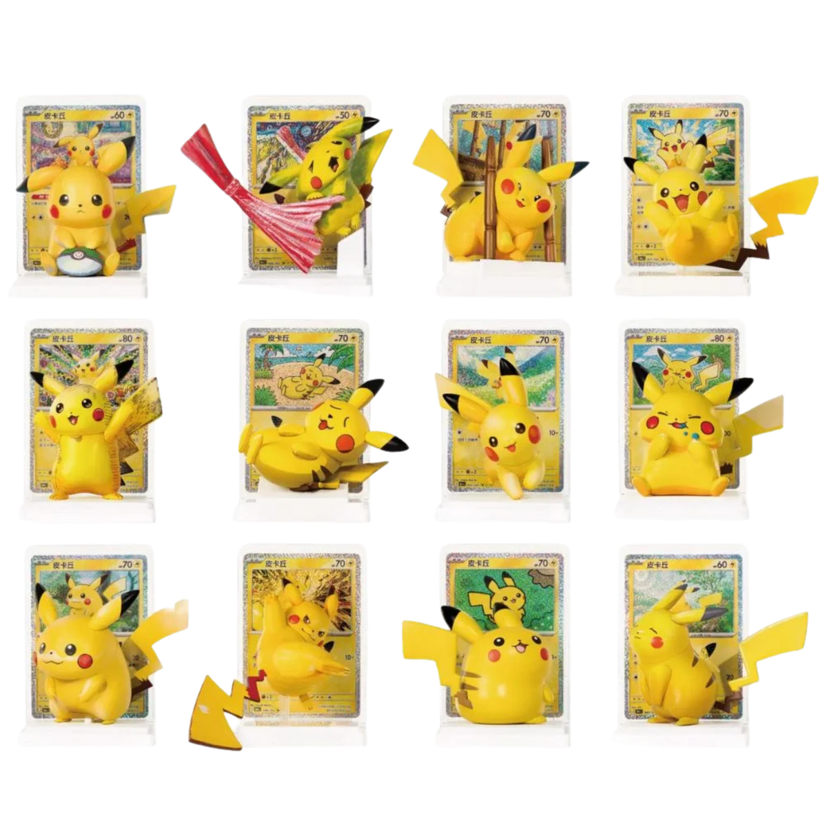 Artistic Touch Pikachu Figure Set S-Chinese ( 30th Anniversary ) Pokemon TCG