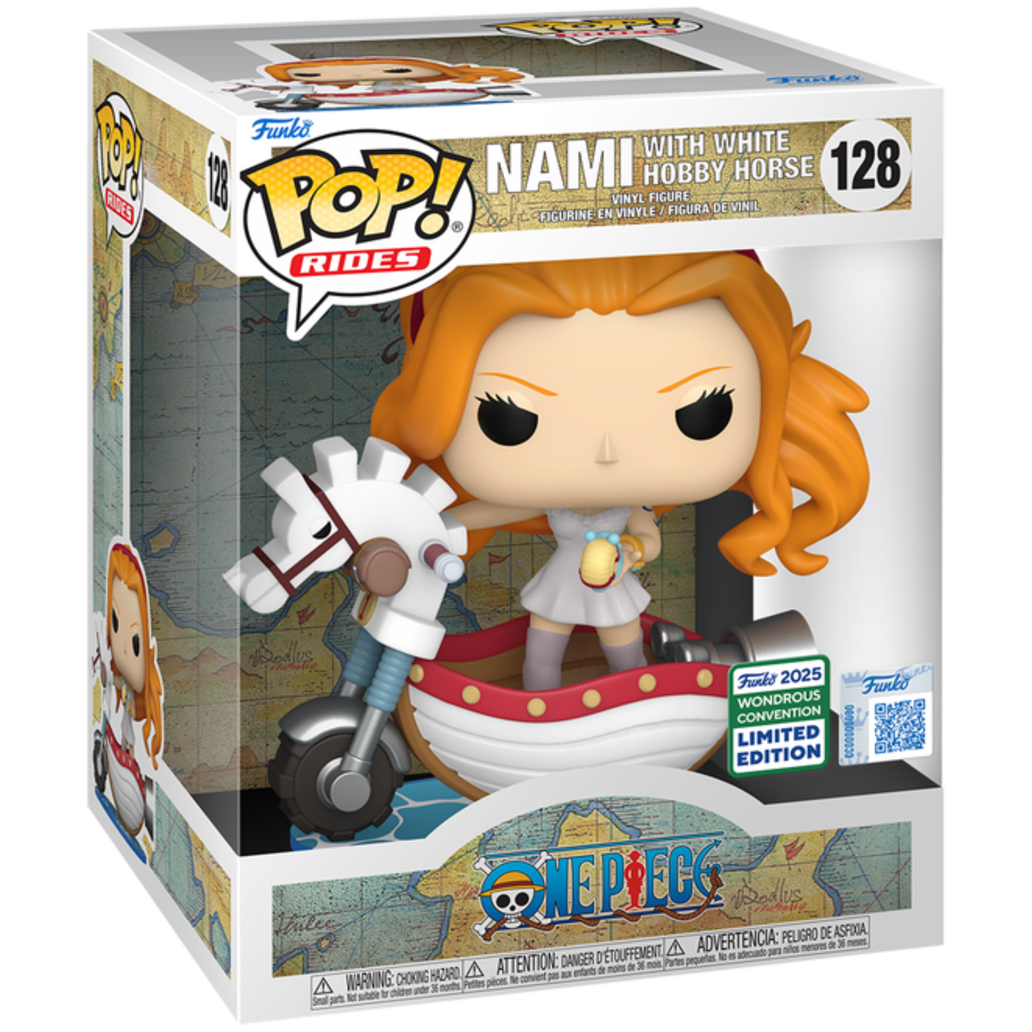 Nami with White Hobby Horse 128 ( One Piece ) Funko Pop