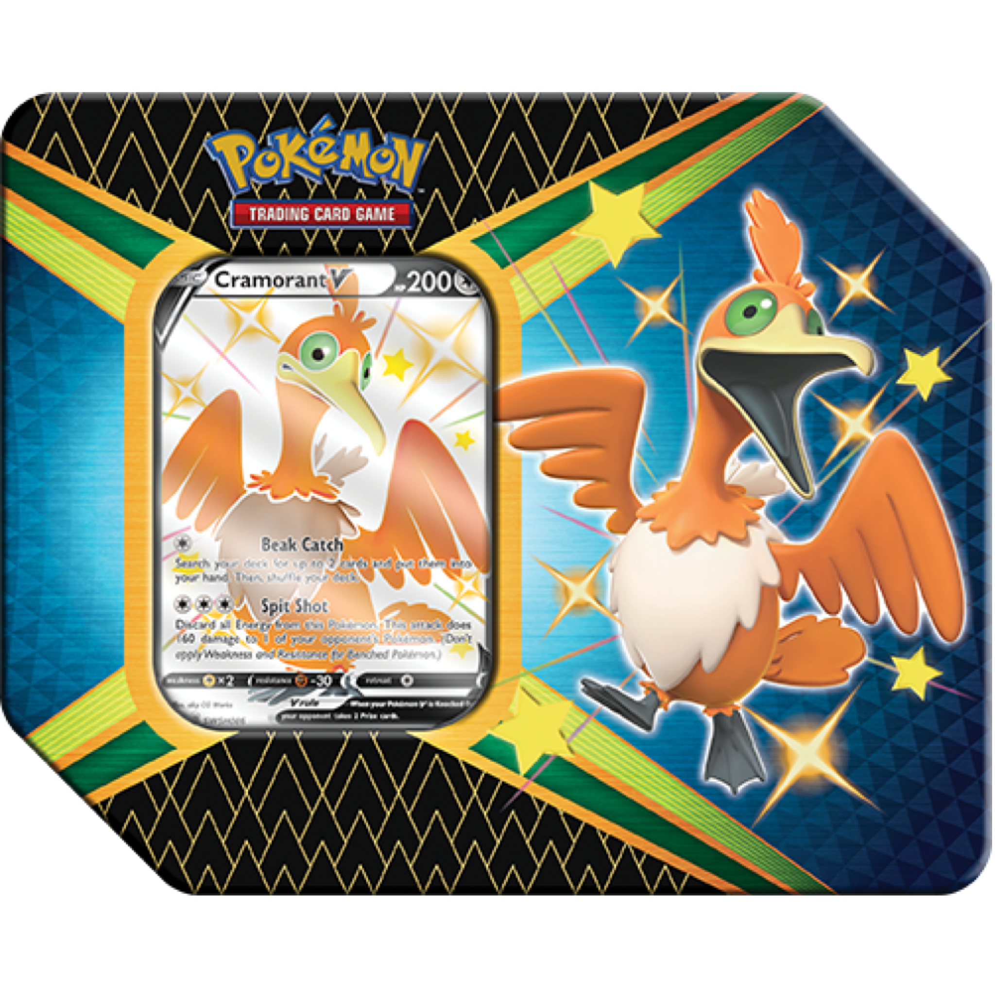 Shining Fates Tin - Cramorant ( Sword & Shield ) Pokemon TCG