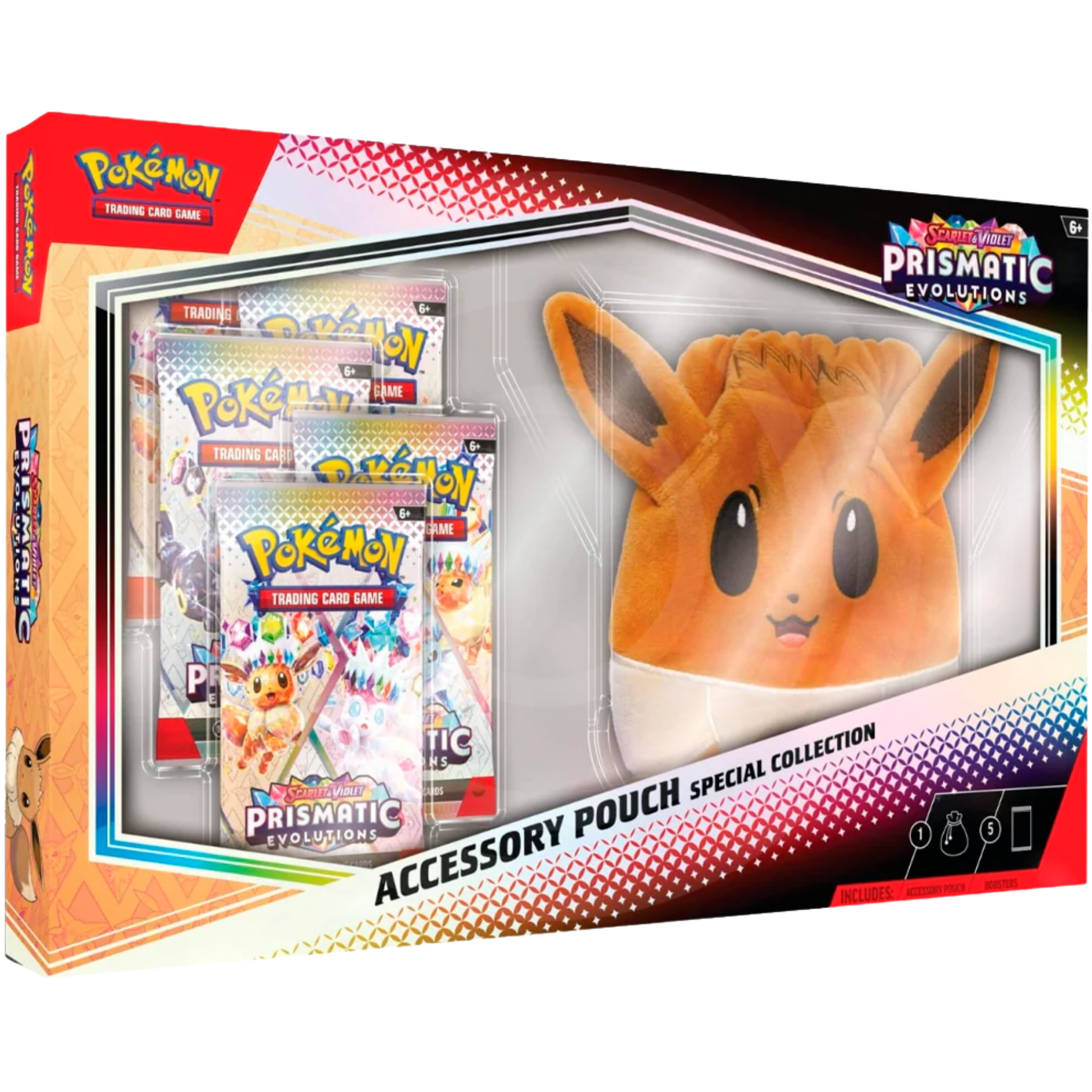 Prismatic Evolutions Accessory Pouch Special Collection ( Scarlet & Violet ) Pokemon TCG